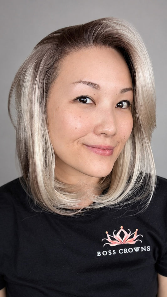 CARKIRA Angela 14" Inch 13x4 Lace Front Synthetic Wig Glueless Natural Hairline Heat-Friendly