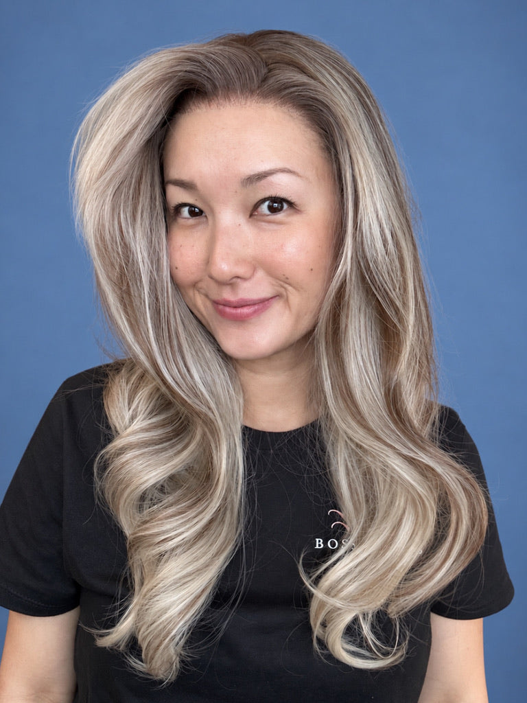 CARKIRA - Daphne - Golden Blonde Mixed with Bronde- 21" Long 13x4 Lace Front - Medium Cap