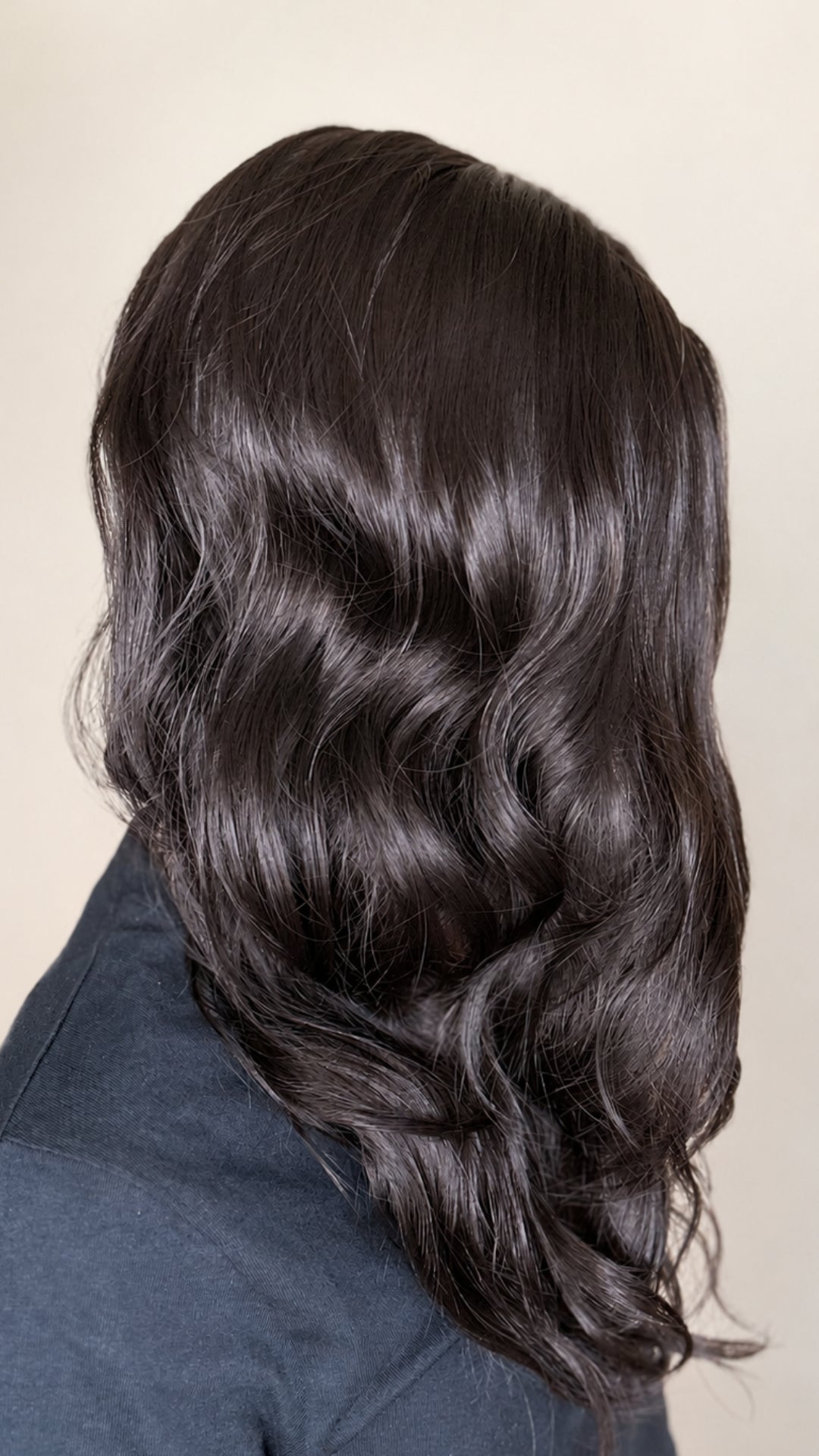 CARKIRA Cecy with the Scandi 24-26" in the Violet Washed Dark Brunette 13x4 LUXURY LACE Lace Front Wig with Average Cap