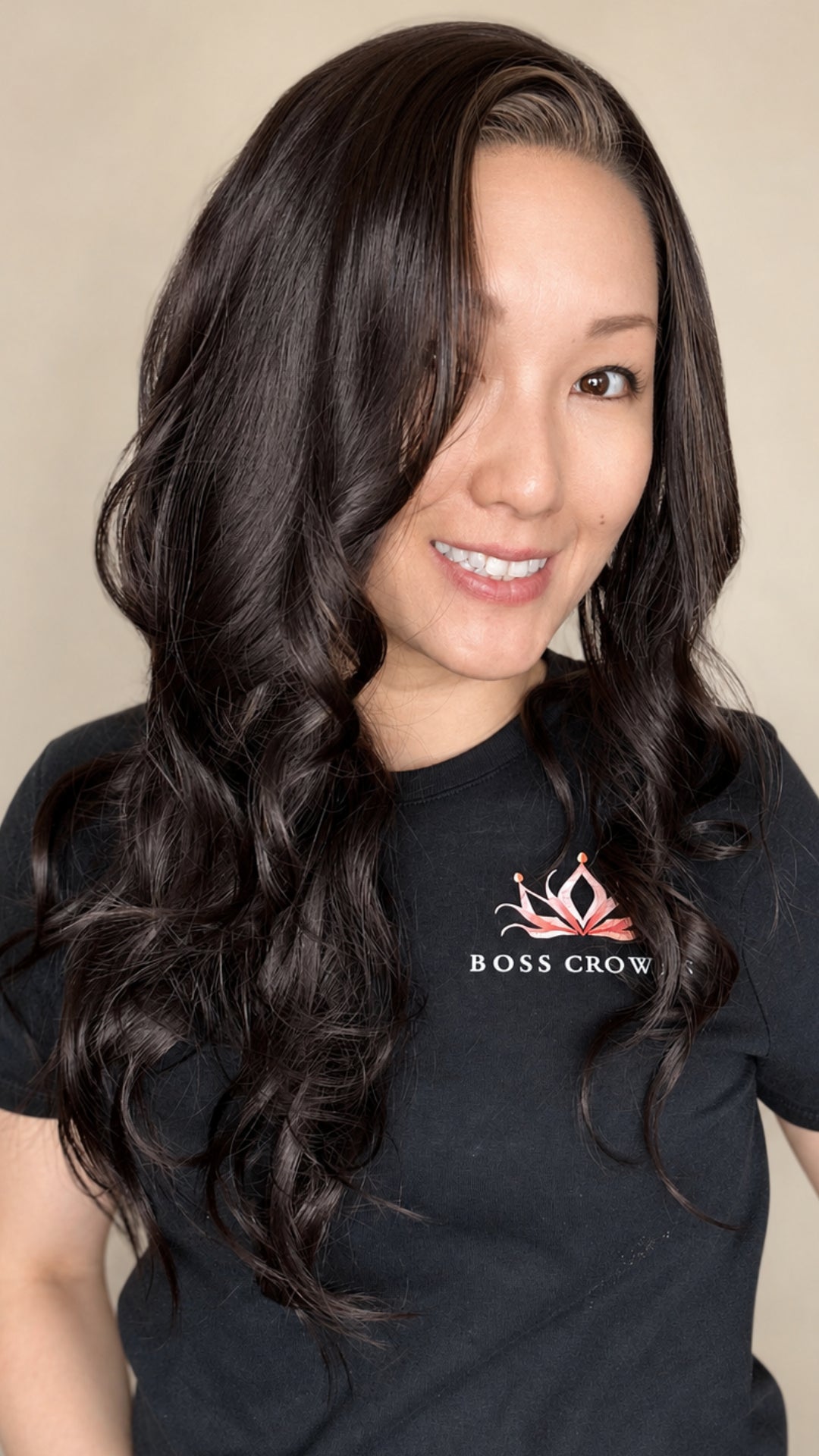 CARKIRA Cecy with the Scandi 24-26" in the Violet Washed Dark Brunette 13x4 LUXURY LACE Lace Front Wig with Average Cap