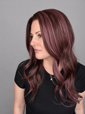 OPEN BOX: CARKIRA Tathy Cherry Cordial Blend 20 Inch 13x4 Lace Front Synthetic Wig Glueless Natural Hairline Heat-Friendly