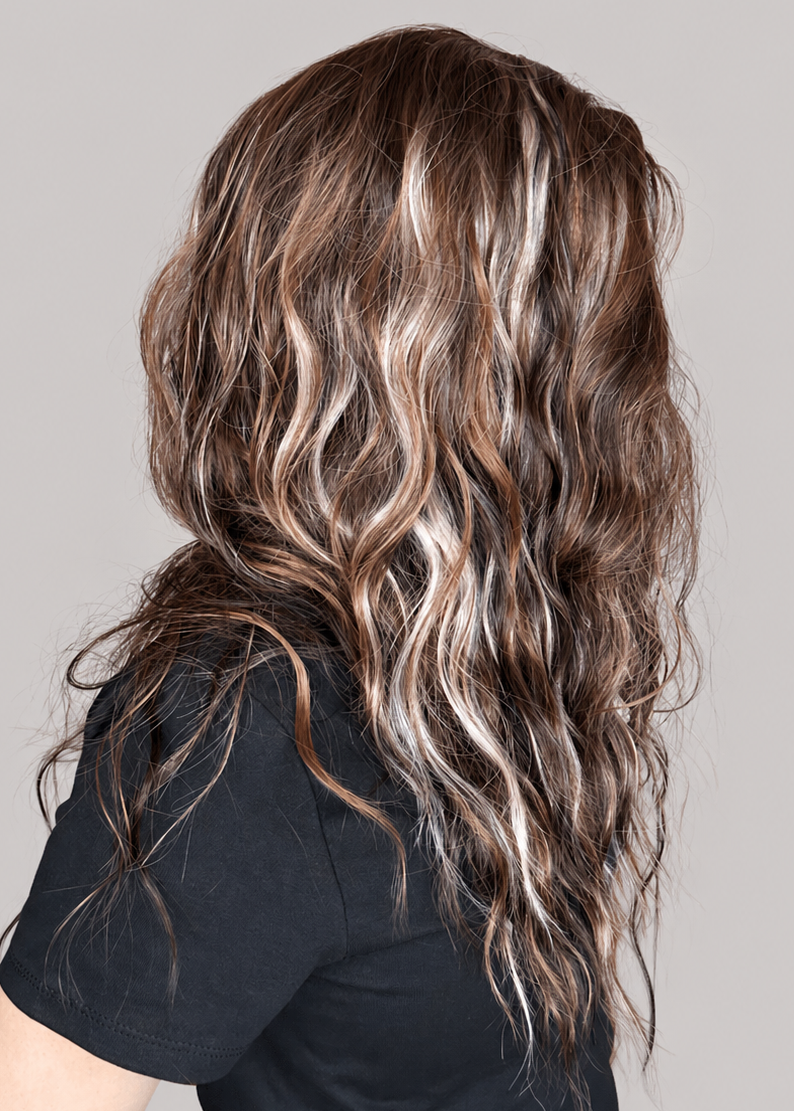 CARKIRA Remy Snickers Bar 22 Inch 13x4 Lace Front Synthetic Wig Glueless Natural Hairline Heat-Friendly