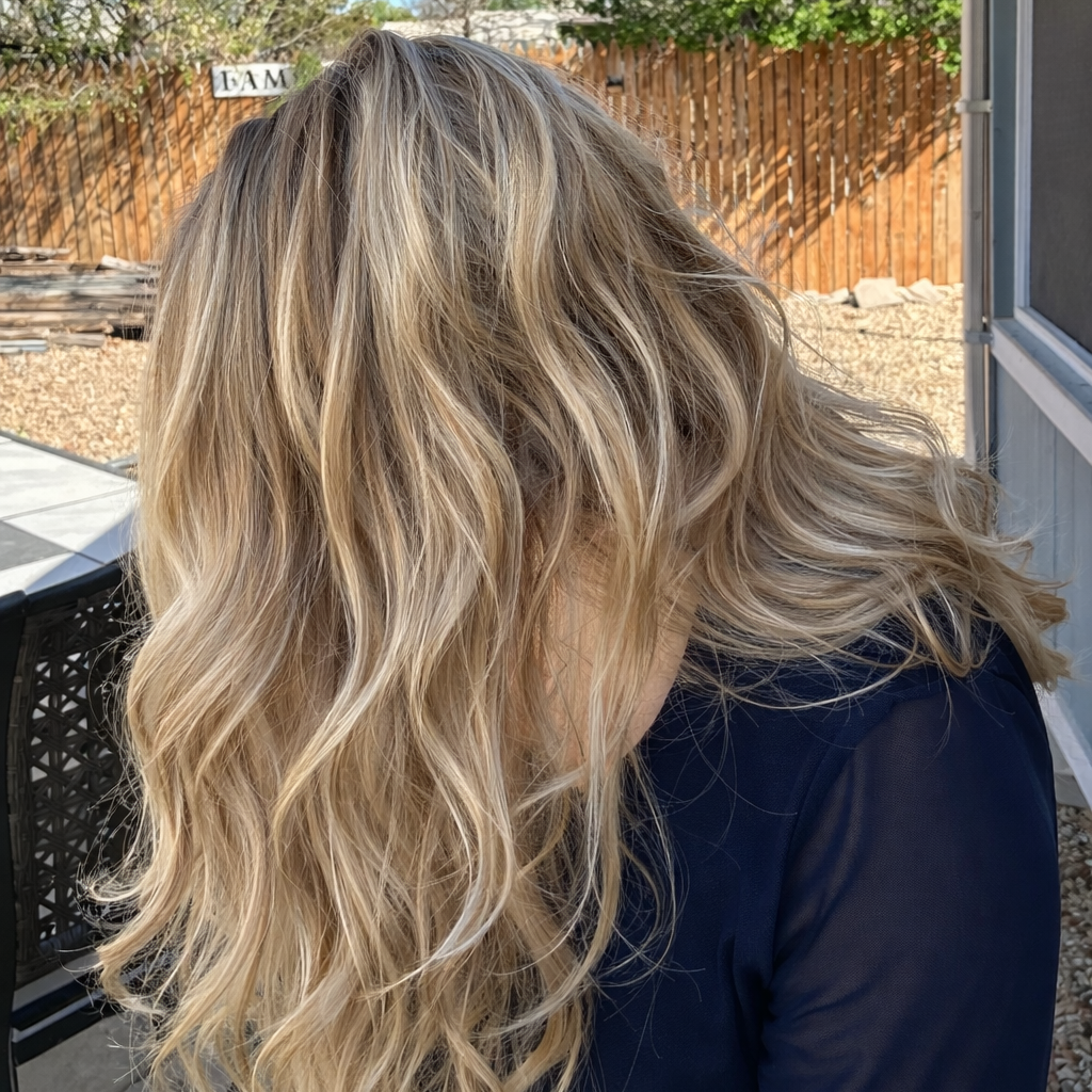 CARKIRA Megan Creme' Brulee' Blonde 26 inches 13x4 Lace Front Wig