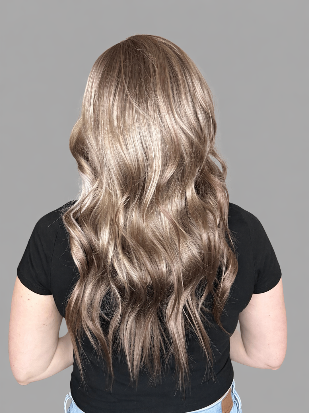 CARKIRA Zoe Moonstone Mocha 21-22 Inch 13x4 Lace Front Synthetic Wig Glueless Natural Hairline Heat-Friendly