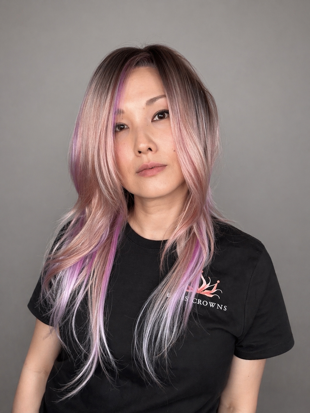 CARKIRA Penelope in the Cotton Candy 20-24" Long 13x4 Lace Front Wig 20" with Average Cap