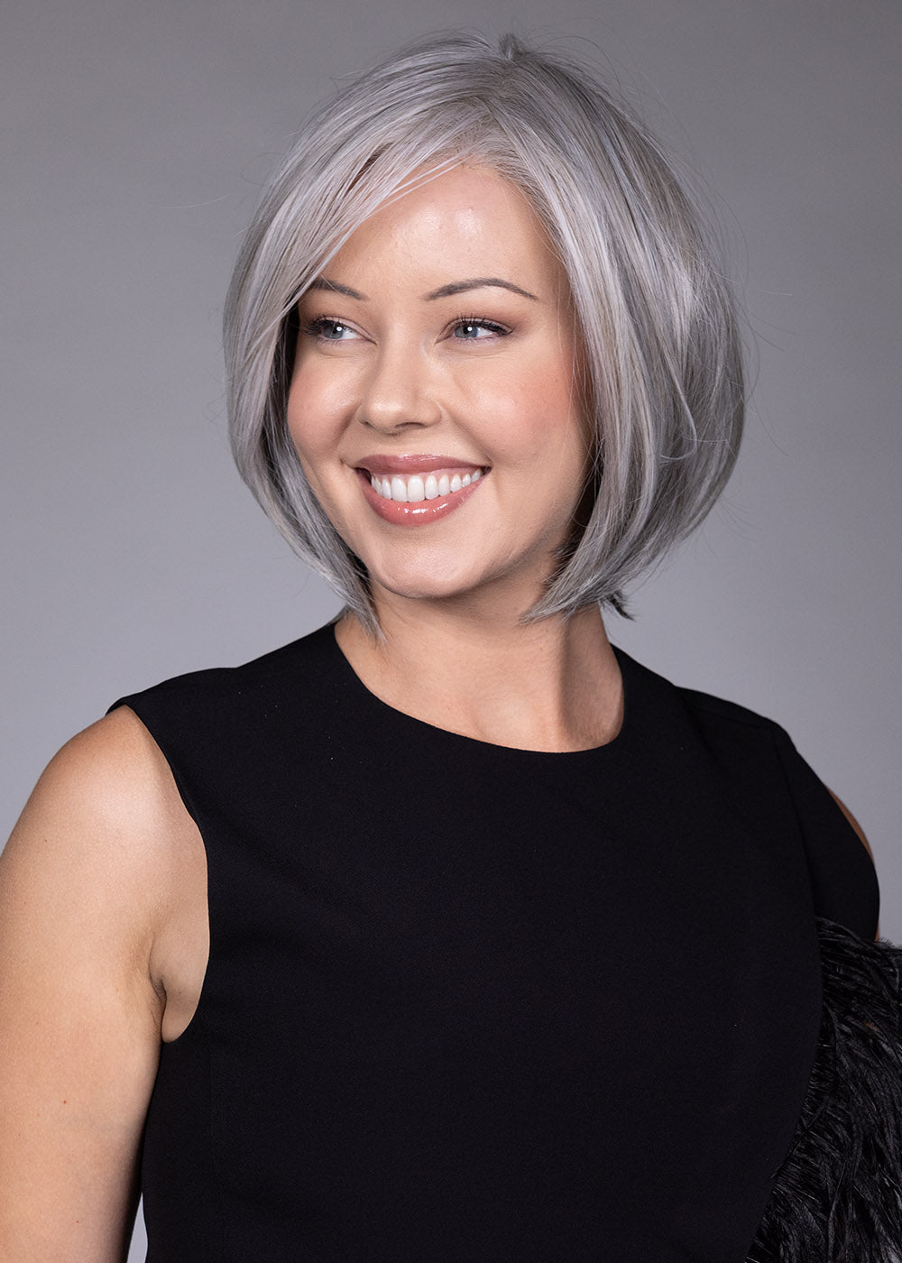 Dion by Belle Tress in Coconut Milk Gray, back