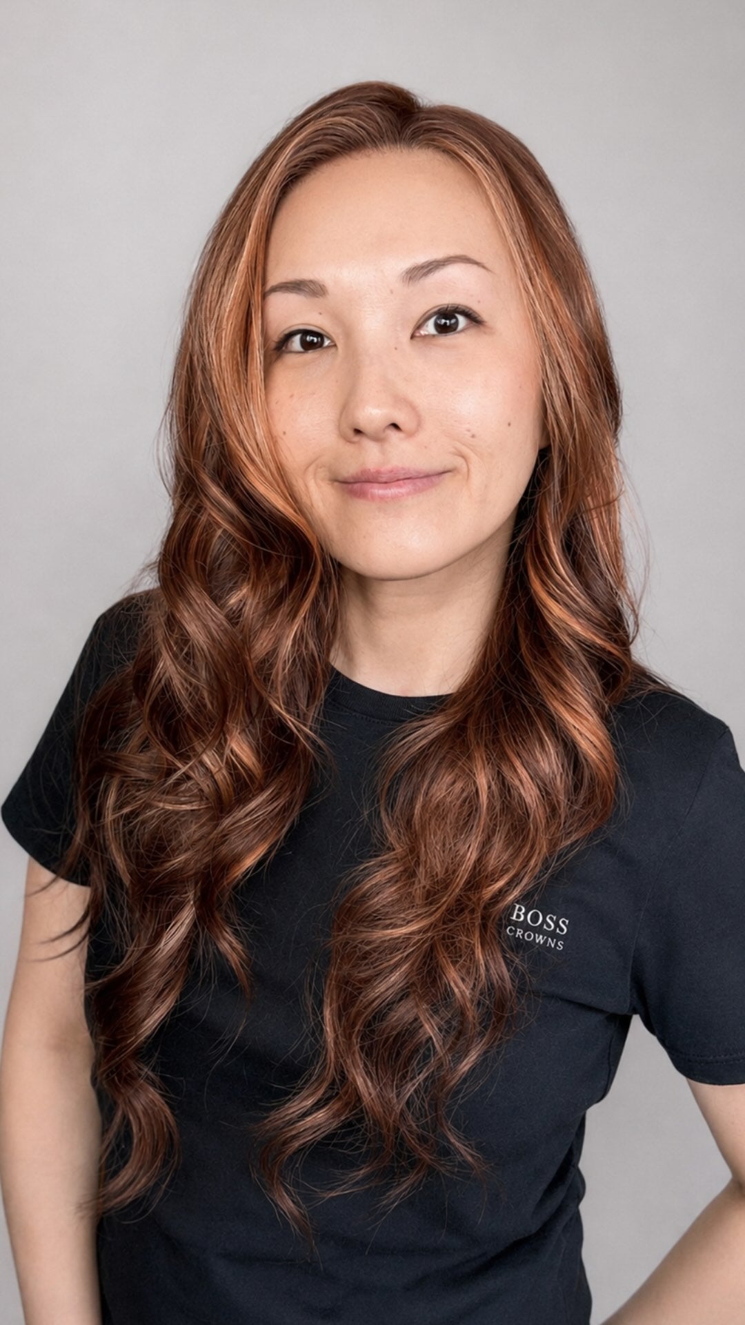 CARKIRA Erica Auburn with Copper Highlights 13x4 Lace Front Wig Heat Friendly