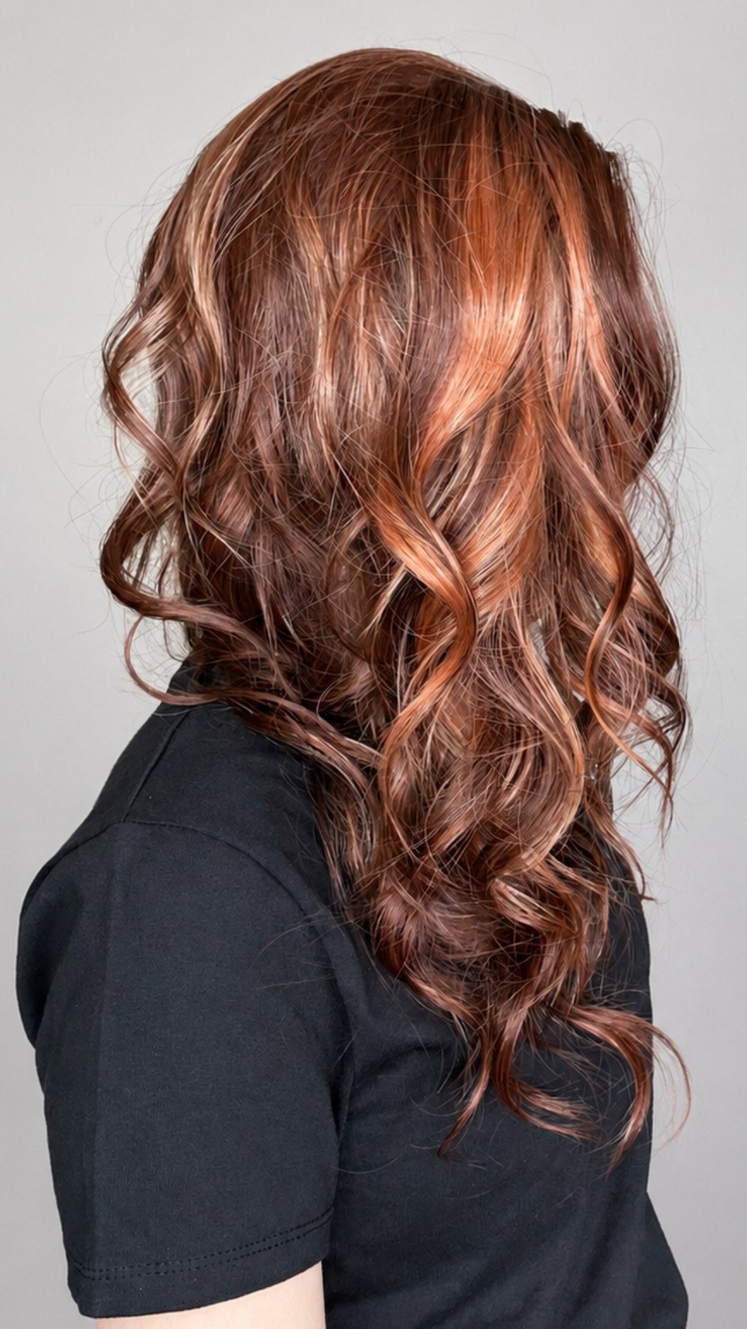 CARKIRA Erica Auburn with Copper Highlights 13x4 Lace Front Wig Heat Friendly