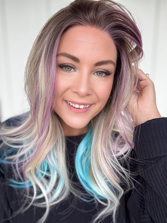 CARKIRA Victoria 19" in the Lagoon Lush 13x4 Lace Front Wig with Medium Cap