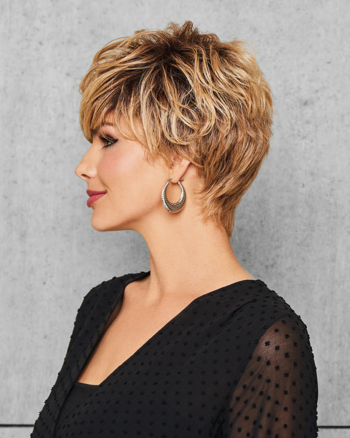 Full Fringe Pixie in SS14/88 Rooted Golden Wheat