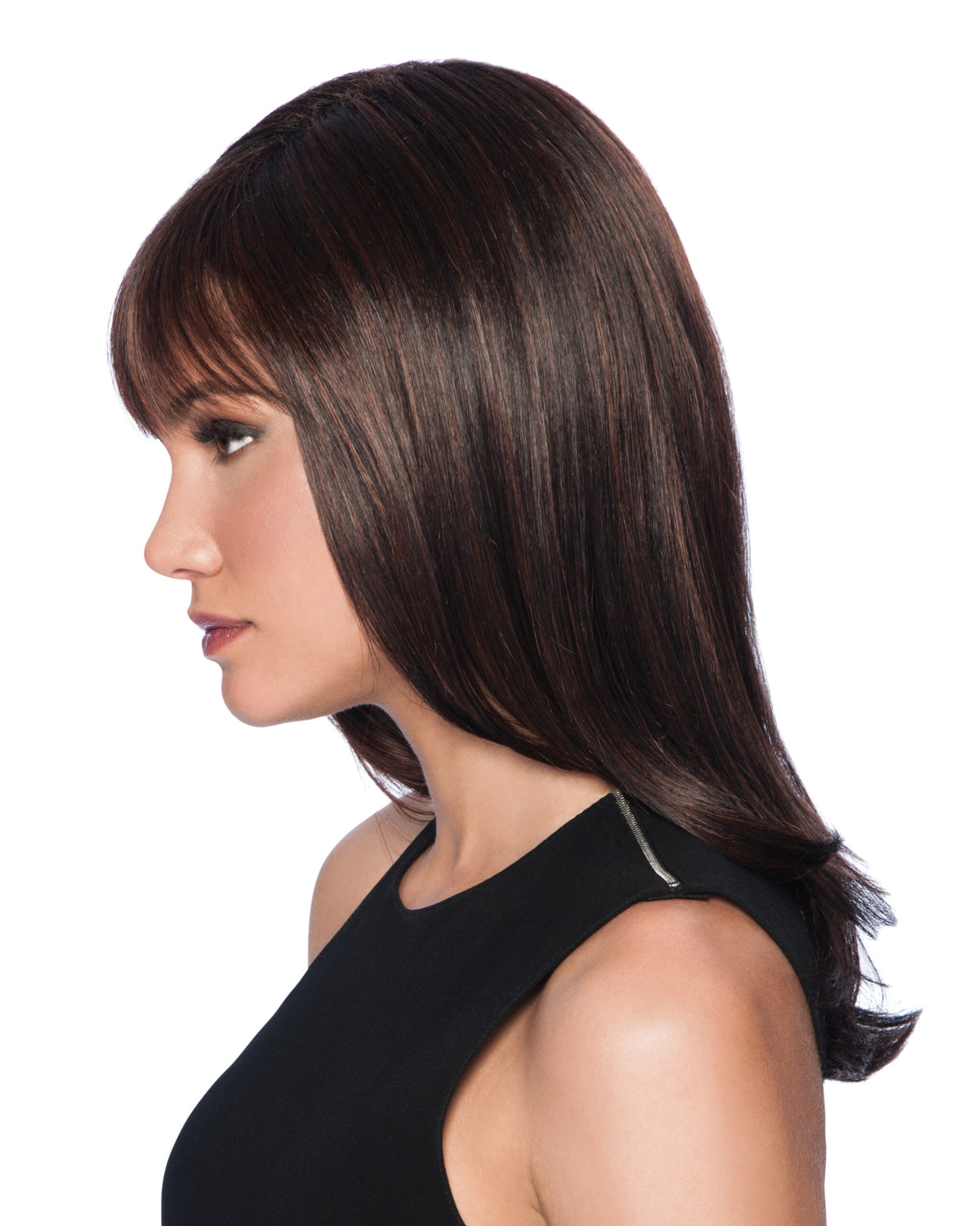 Long with Layers in R435S+ Glazed Black Cherry