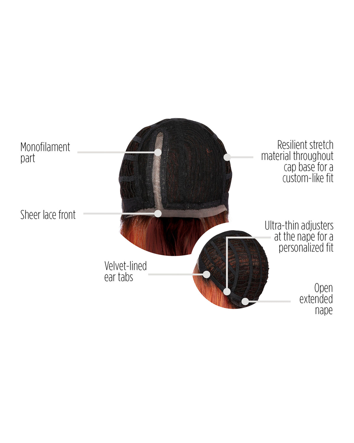 Mane Flame Cap Construction