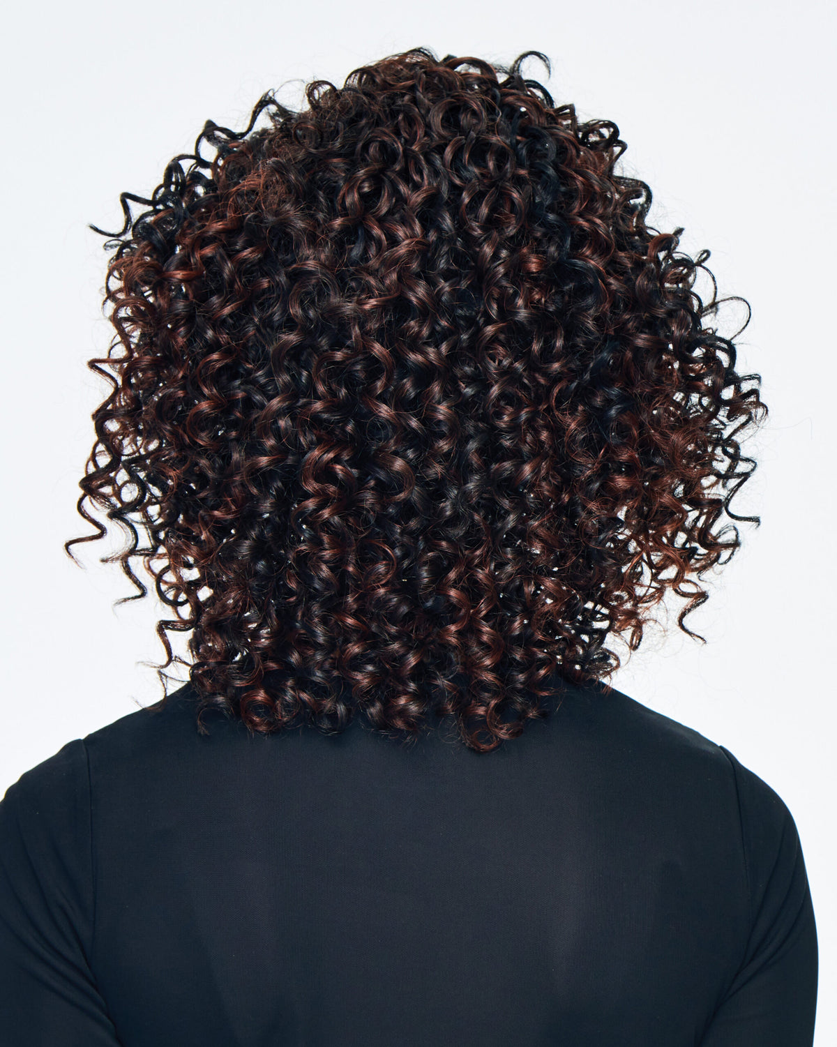 Sassy Curl in R435S+ Glazed Black Cherry