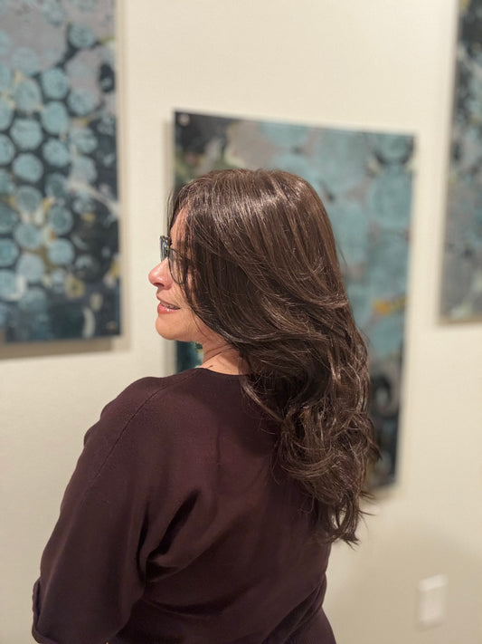 Glam Reimagined #32 in Espresso Dream (4/6r) TressAllure Full Mono Collab Style