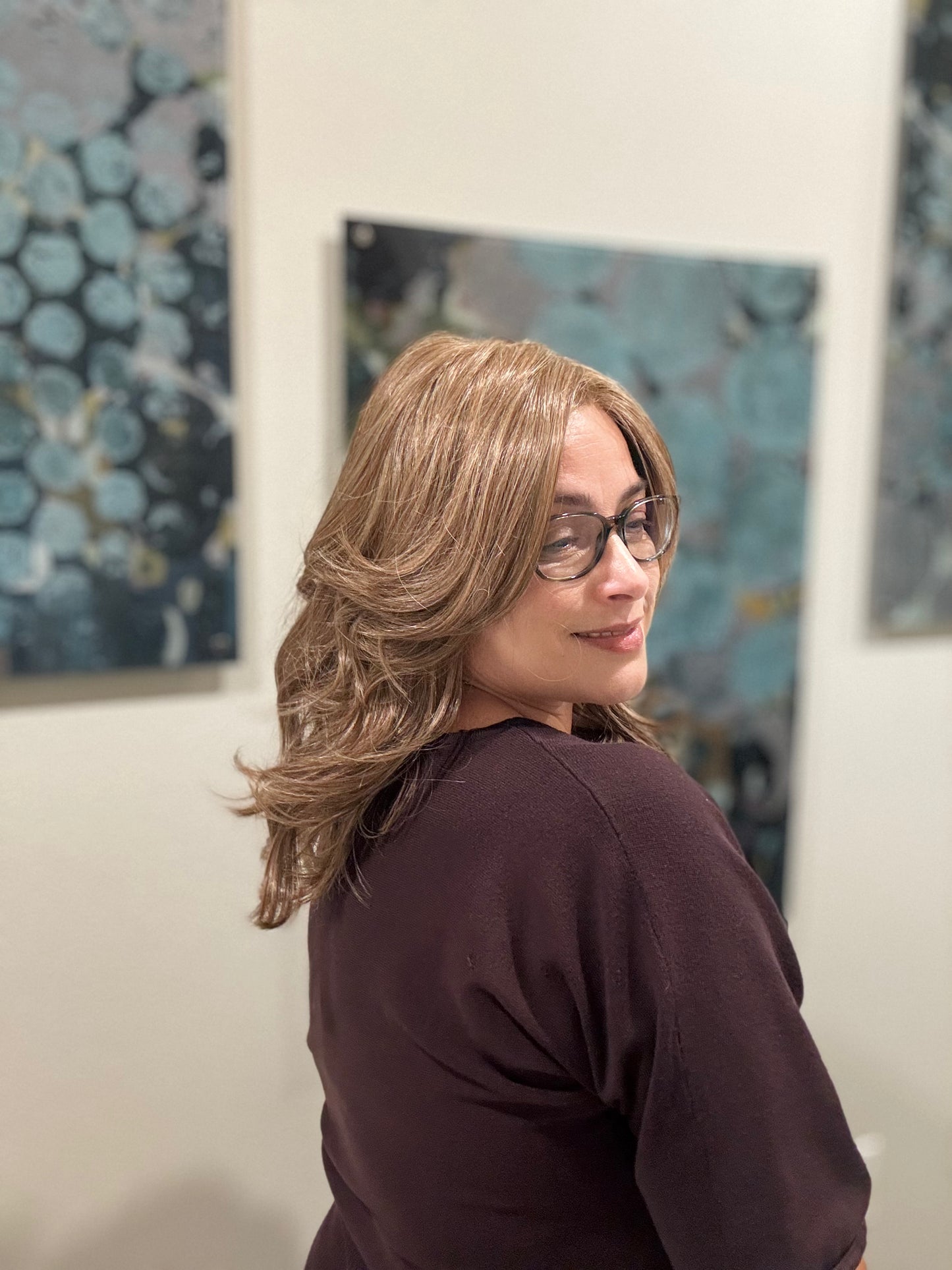 Glam Reimagined #33 in Praline Swirl (12 R) TressAllure Full Mono Collab Style