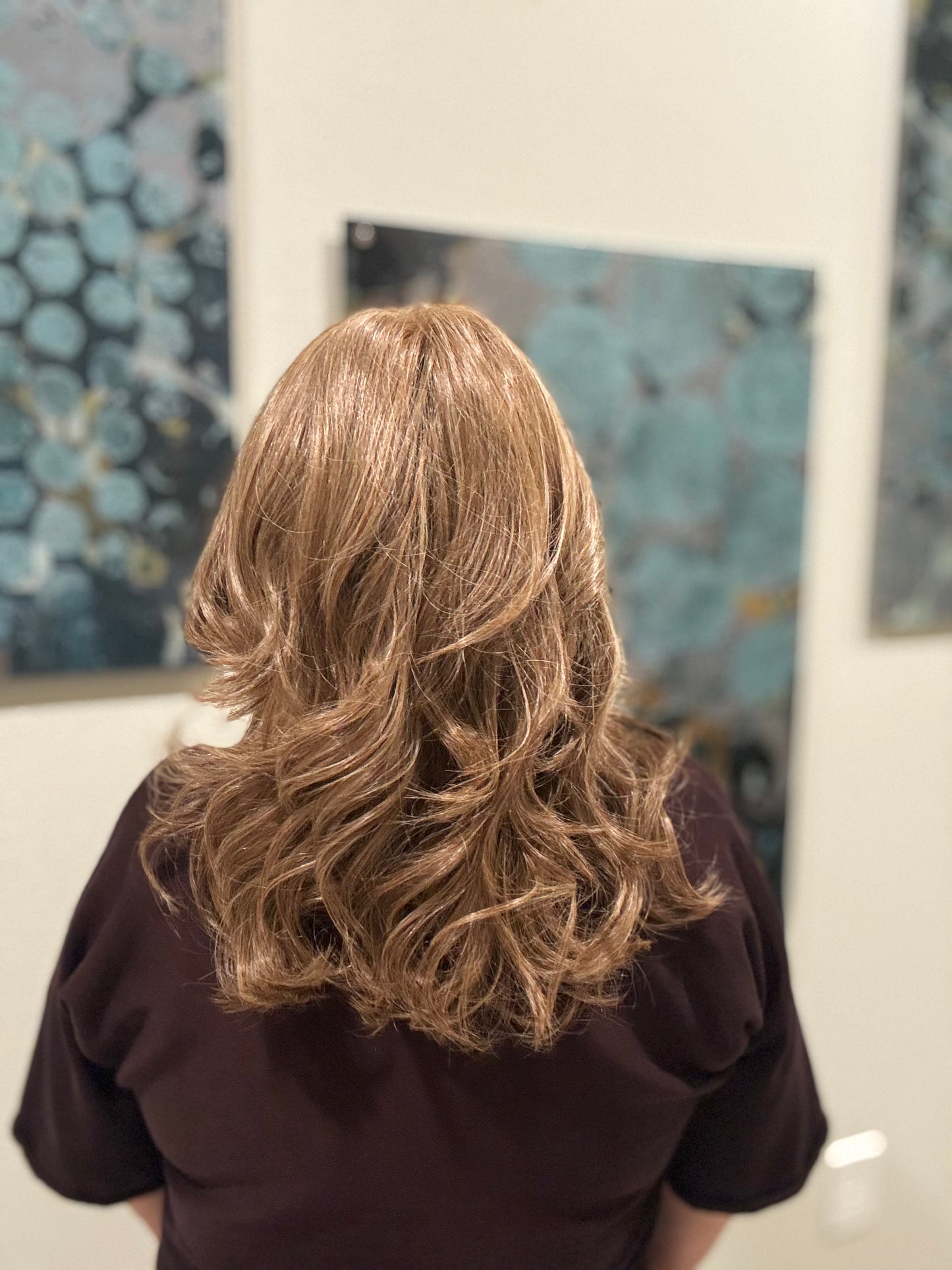 Glam Reimagined #33 in Praline Swirl (12 R) TressAllure Full Mono Collab Style