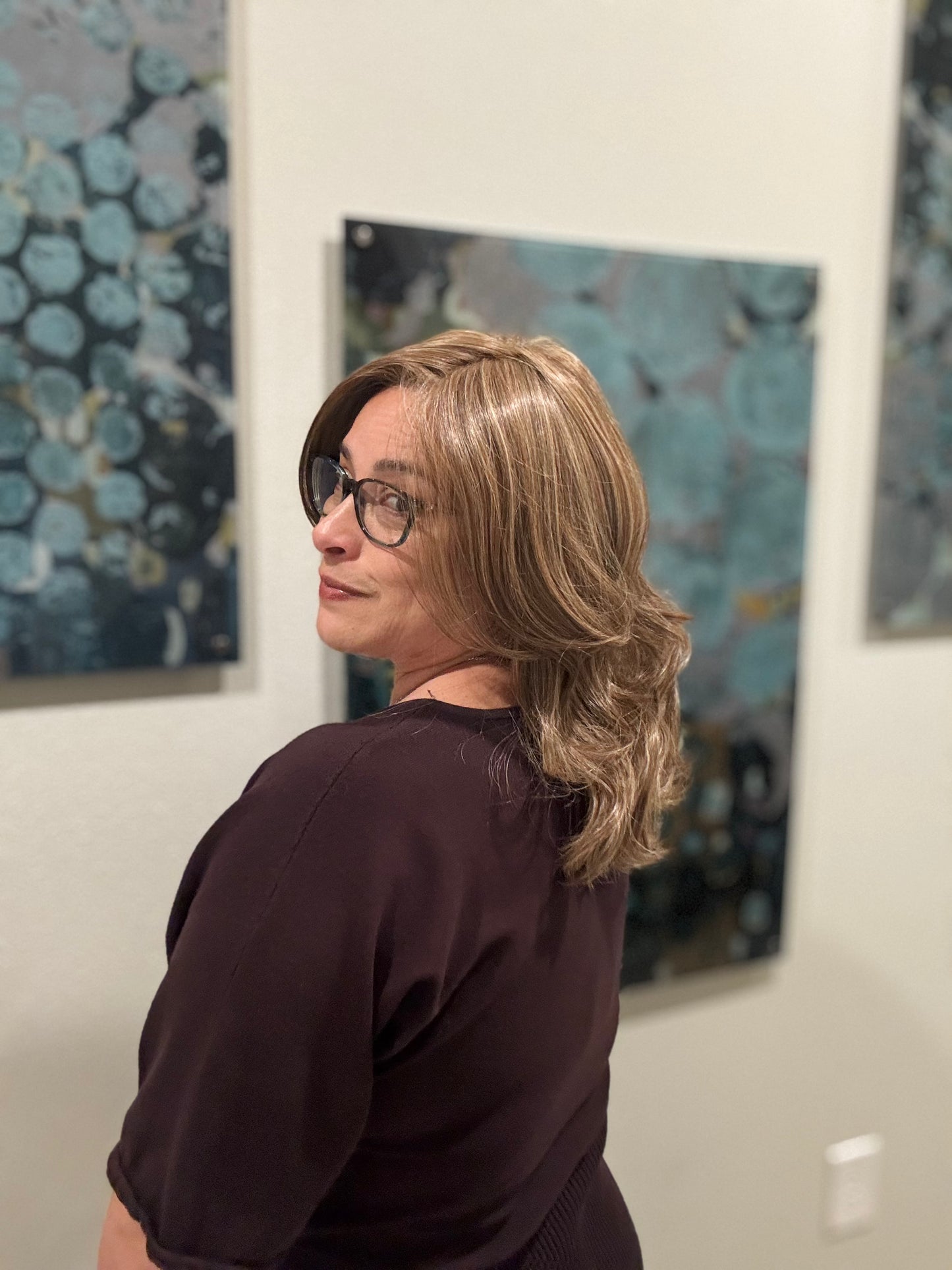 Glam Reimagined #33 in Praline Swirl (12 R) TressAllure Full Mono Collab Style