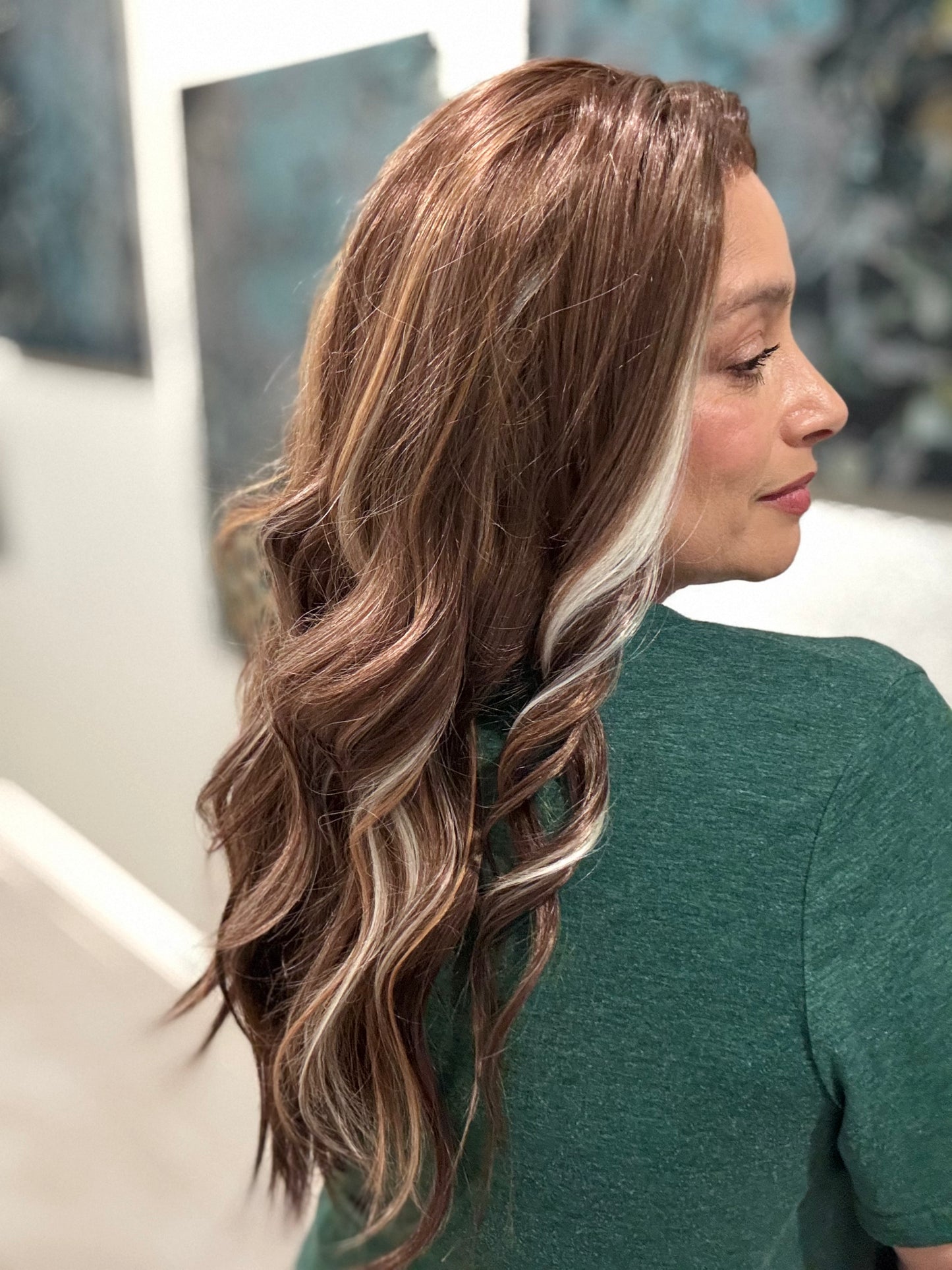 CARKIRA Esme 22" Sunlit Truffle 13x4 Lace Front Wig with Medium Cap Unisex Heat Friendly Up to 320°F Natural Looking Soft Smooth Realistic Scalp Hairline