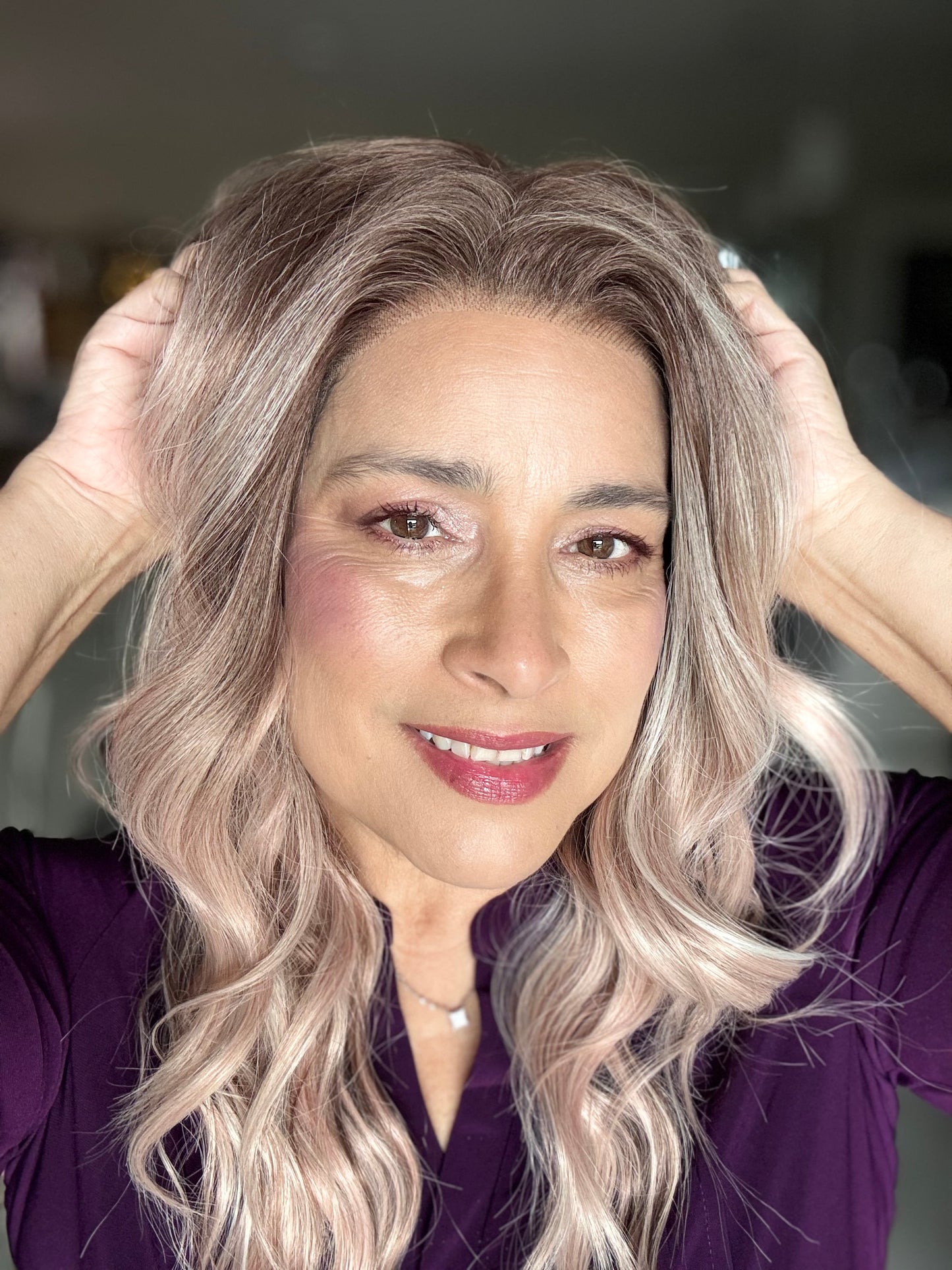 OPEN BOX: CARKIRA Violet 20" in Almafi Apricot - 13x4 Lace Front Wig