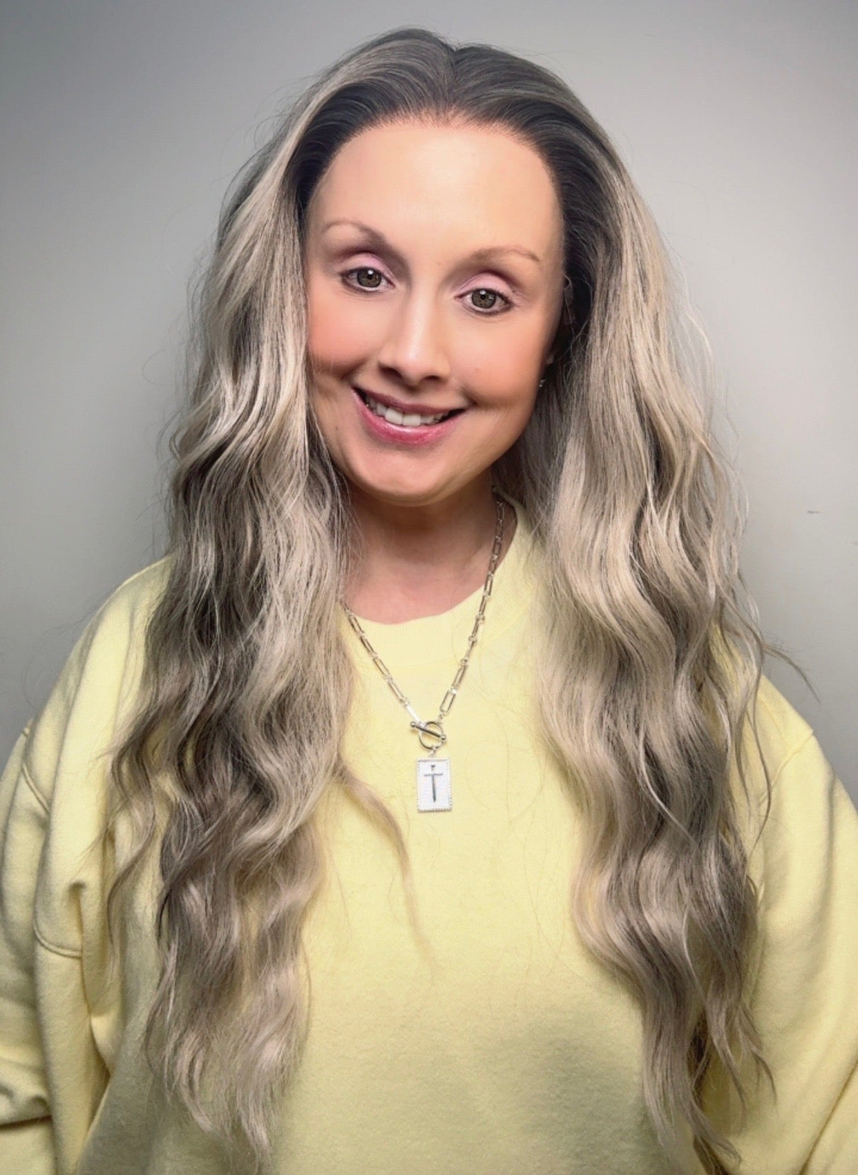 CARKIRA Melody | Cashmere Fizz | 22" Long | 13x4 Lace Front Wig Scandinavian Hairline