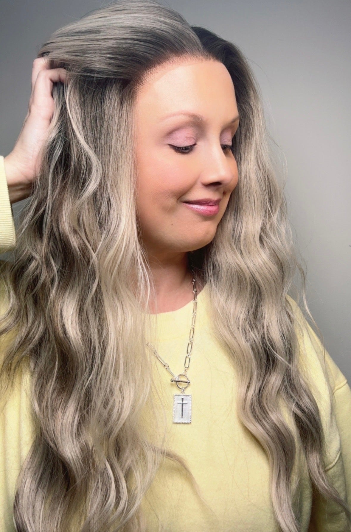 CARKIRA Melody | Cashmere Fizz | 22" Long | 13x4 Lace Front Wig Scandinavian Hairline