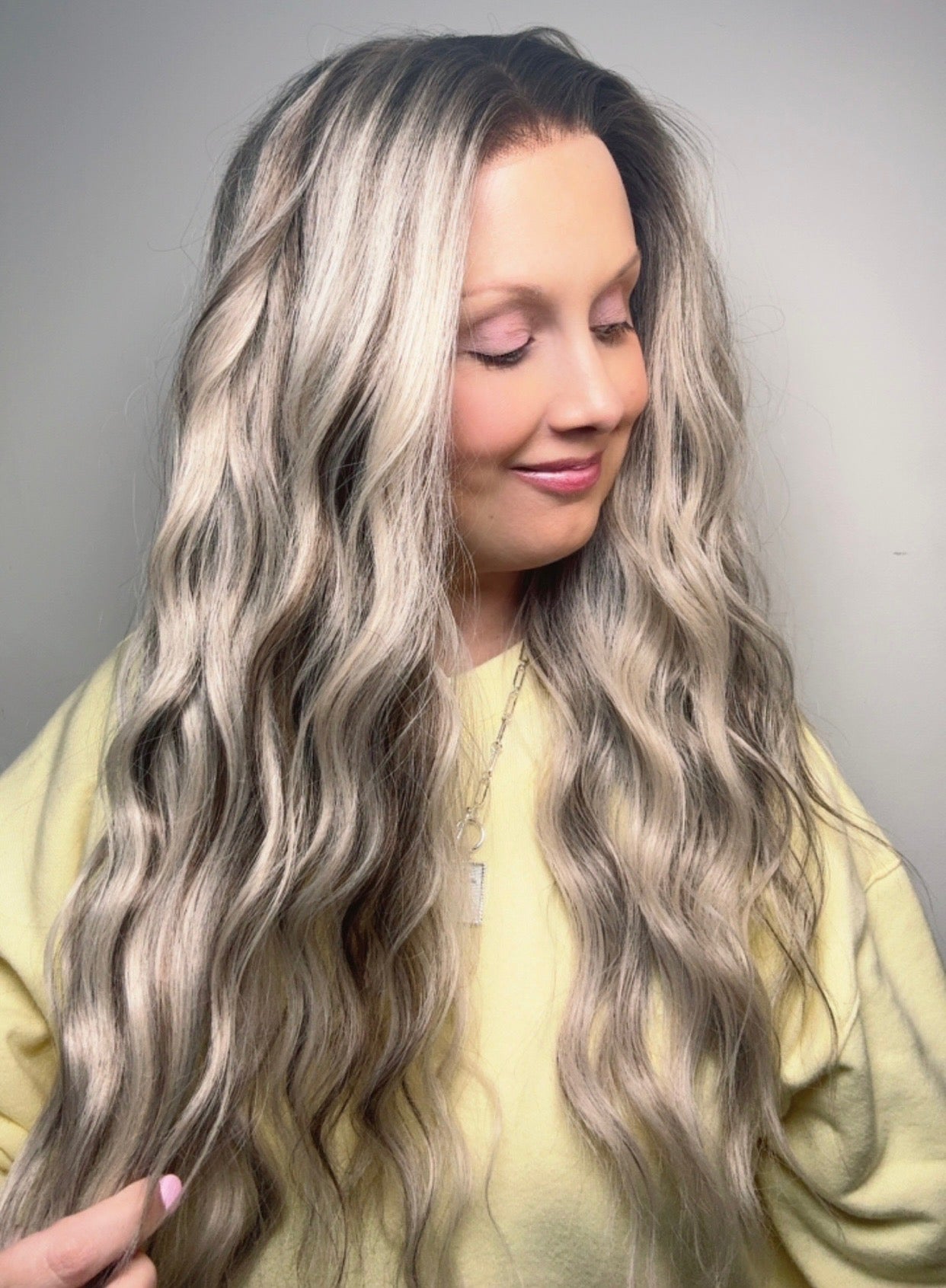 CARKIRA Melody | Cashmere Fizz | 22" Long | 13x4 Lace Front Wig Scandinavian Hairline