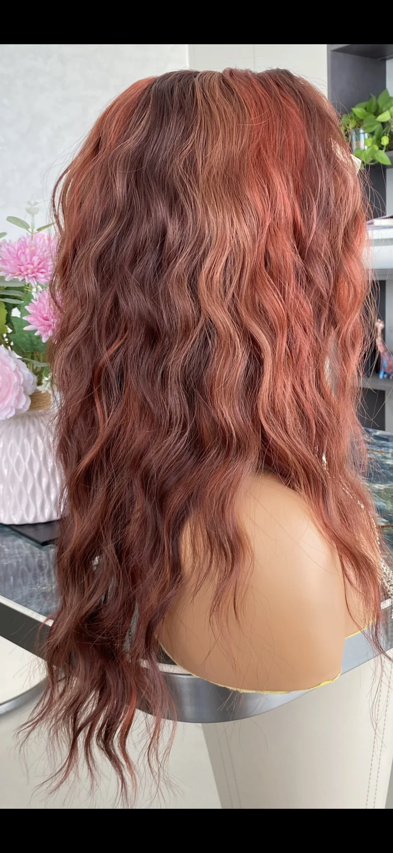 CARKIRA - Amelia -  Dark Copper Red - 13x4 Lace Front  - Medium Cap - FREE SHIPPING