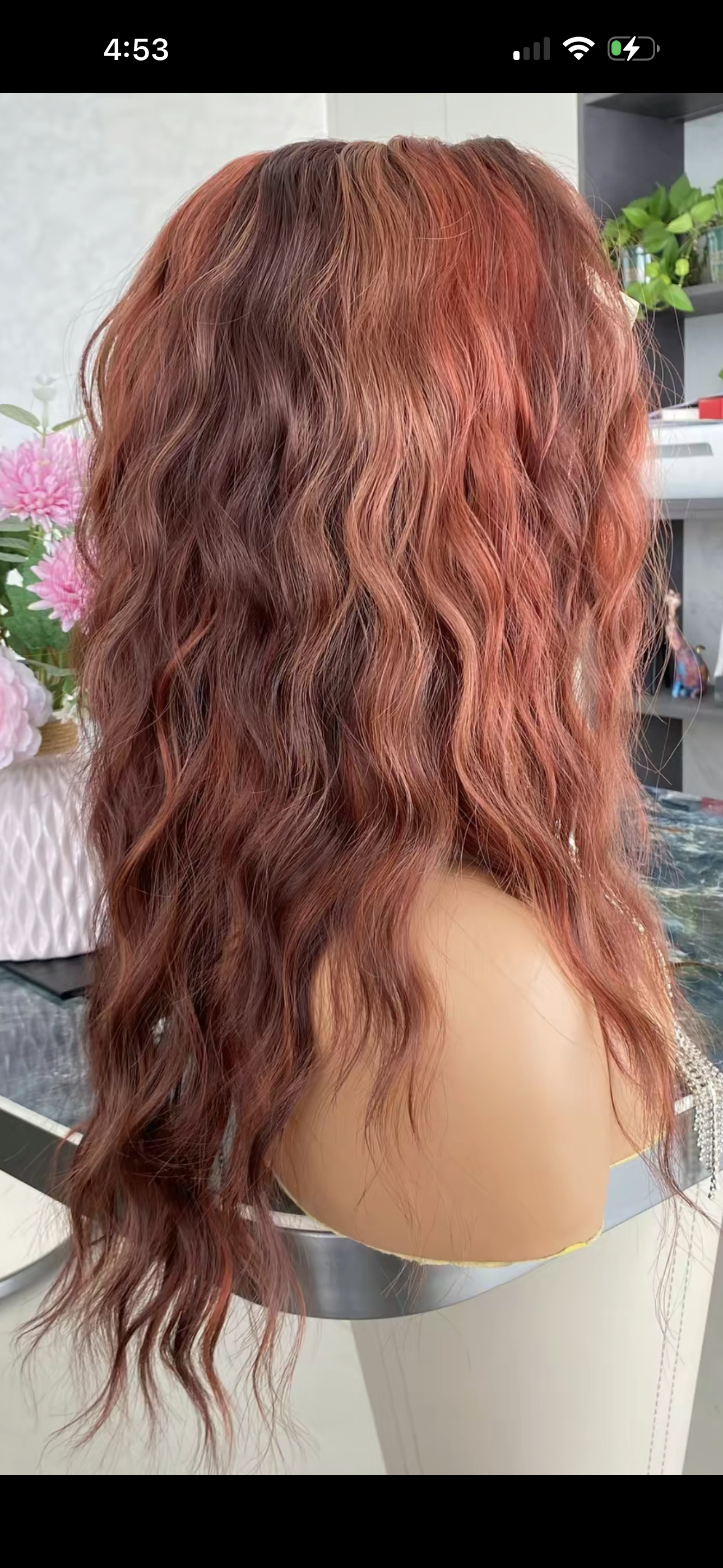 CARKIRA - Amelia -  Dark Copper Red - 13x4 Lace Front  - Medium Cap - FREE SHIPPING