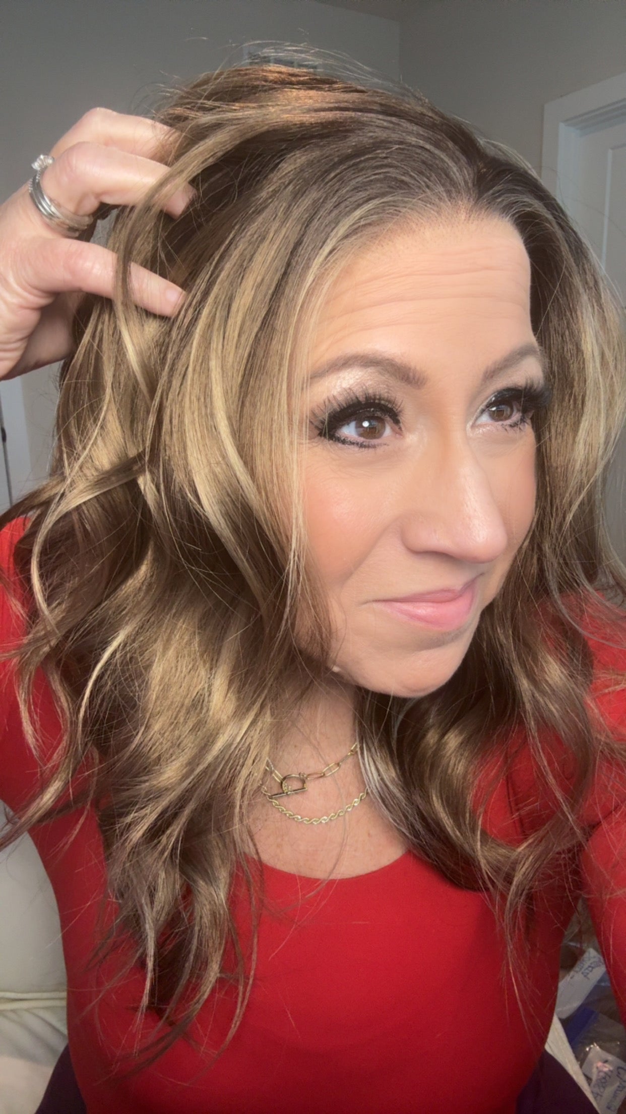 NEW RELEASE CARKIRA 18" Mae in the Praline Kiss 13x4 Standard Cap