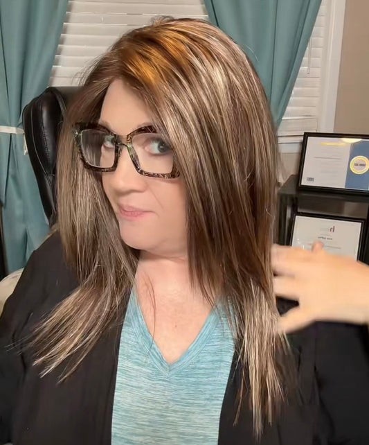 Violet Reimagined #2 - Fully Hand-tied - Non-Heat-Friendly - Color 8/27/33H - Henry Margu-Boss Crowns Collab Style