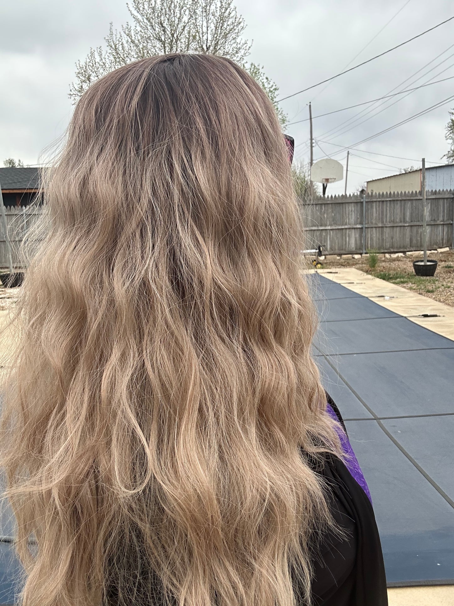 CARKIRA Cora Blushroom Beige 22 Inch Body Wave 13x4 Lace Front Synthetic Wig Glueless Pre-Cut Natural Hairline Heat-Friendly