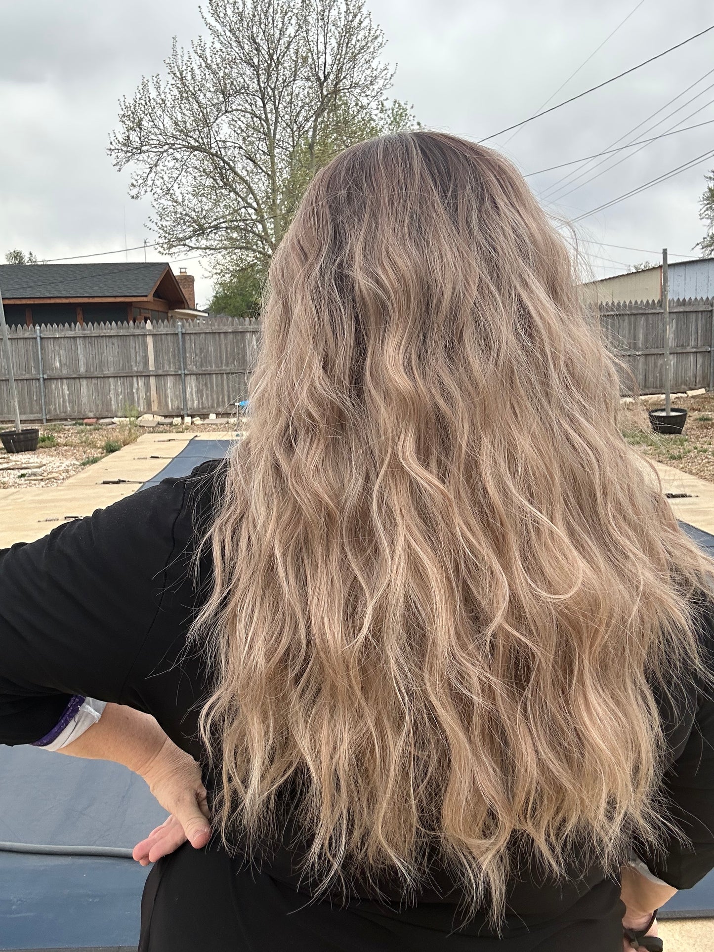 CARKIRA Cora Blushroom Beige 22 Inch Body Wave 13x4 Lace Front Synthetic Wig Glueless Pre-Cut Natural Hairline Heat-Friendly