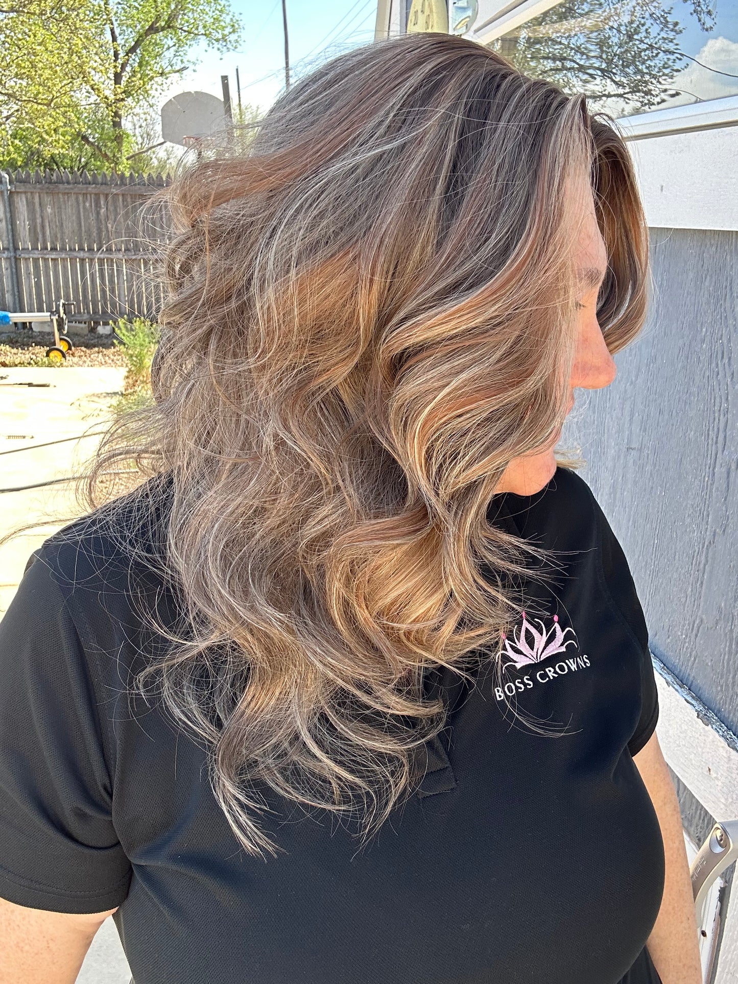 CARKIRA Mallory 18" in the Salt Water Taffy 13x4 Lace Front Wig with Medium Cap Unisex Heat Friendly