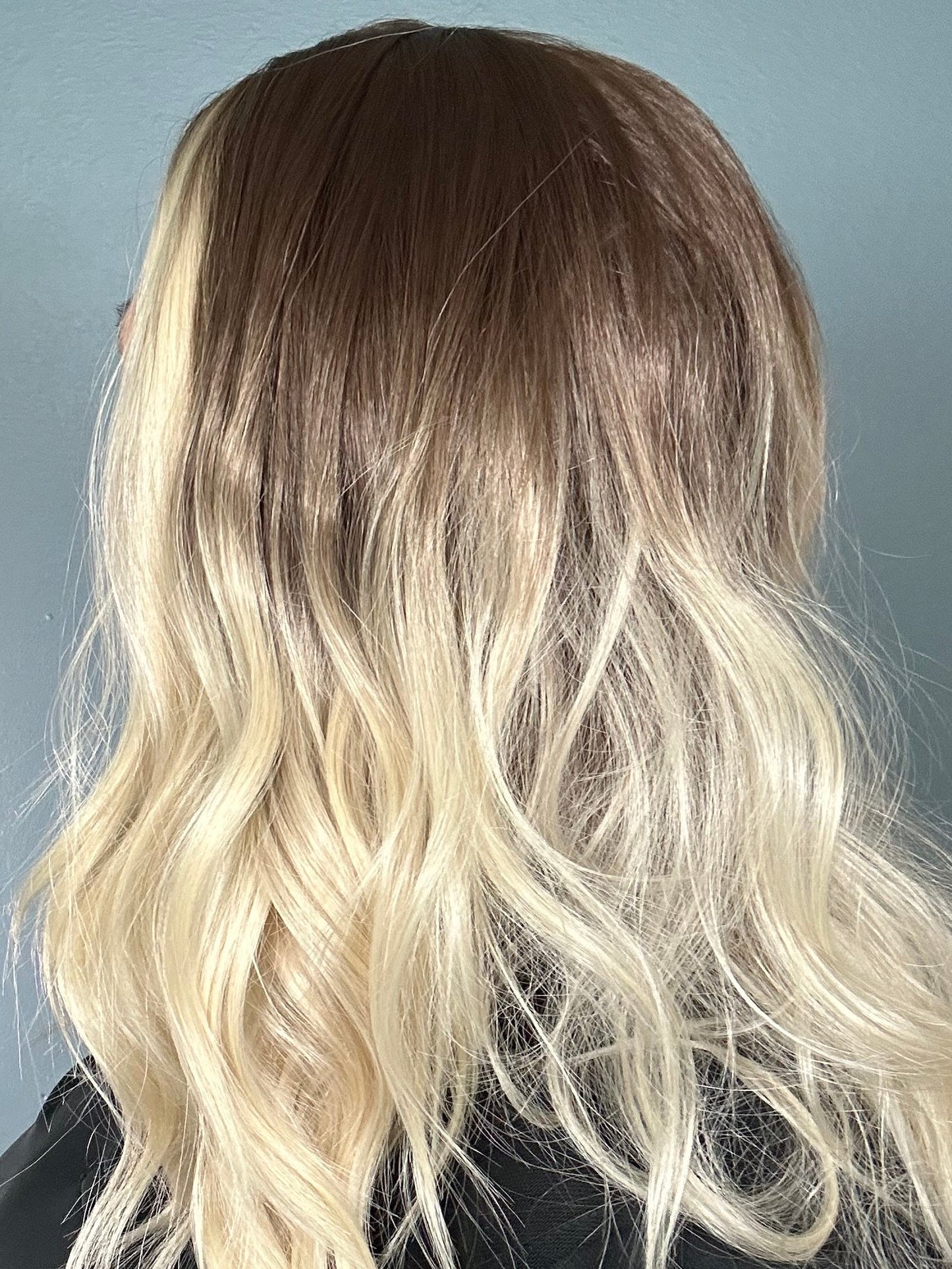 CARKIRA Brielle 20-24" in Banana Split Blonde with a Fudge Shadow Root 13x4 Lace Front Wig 20" with Average Cap