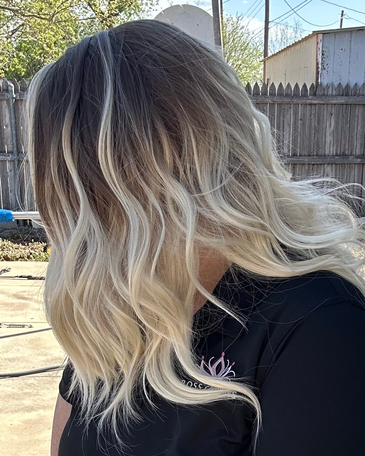 CARKIRA Brielle 20-24" in Banana Split Blonde with a Fudge Shadow Root 13x4 Lace Front Wig 20" with Average Cap