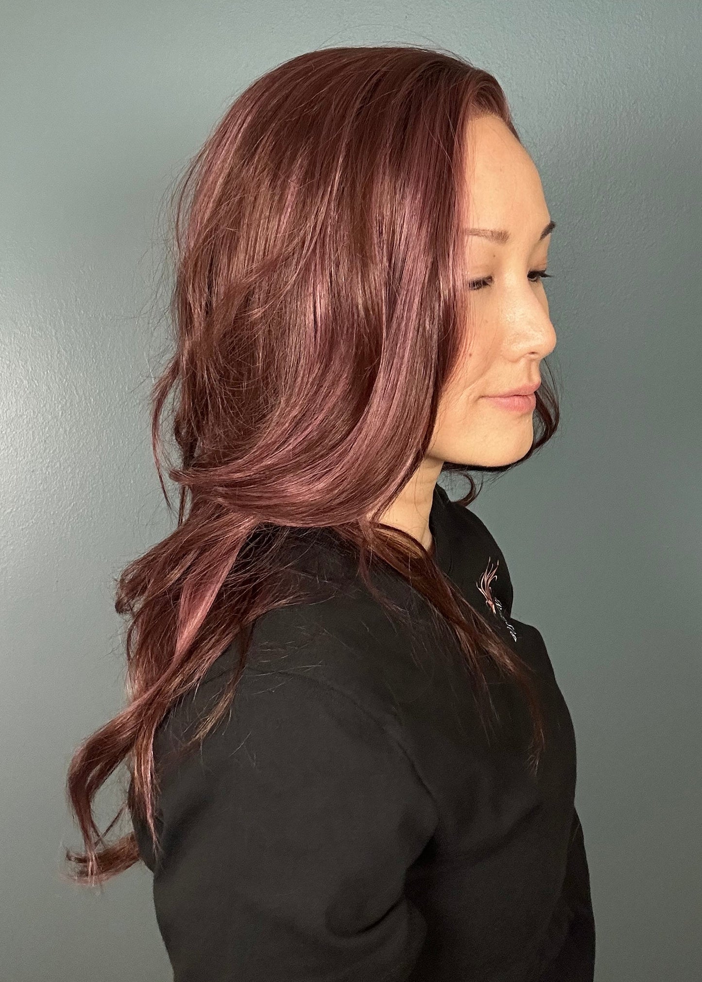 OPEN BOX: CARKIRA Tathy Cherry Cordial Blend 20 Inch 13x4 Lace Front Synthetic Wig Glueless Natural Hairline Heat-Friendly