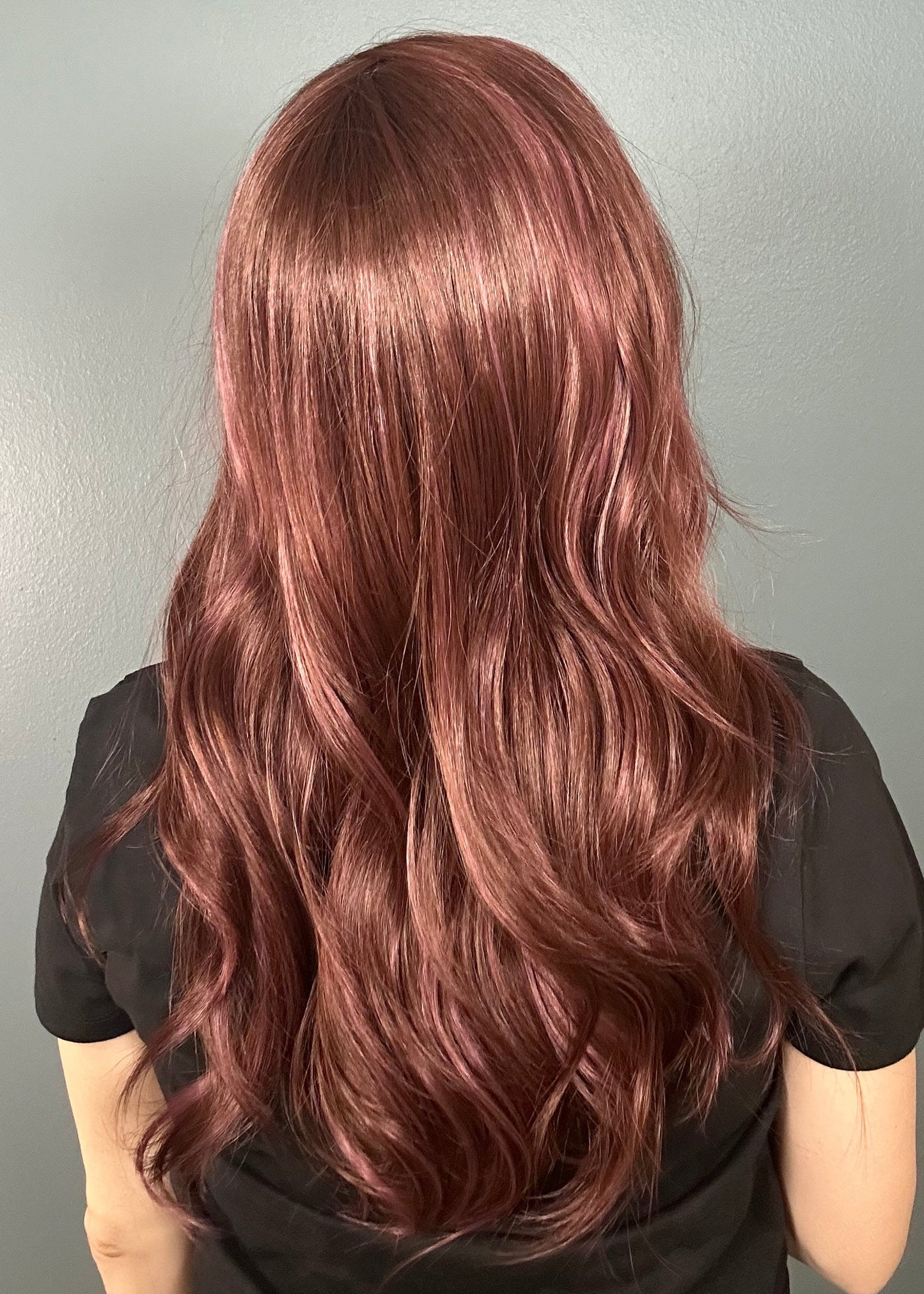 OPEN BOX: CARKIRA Tathy Cherry Cordial Blend 20 Inch 13x4 Lace Front Synthetic Wig Glueless Natural Hairline Heat-Friendly