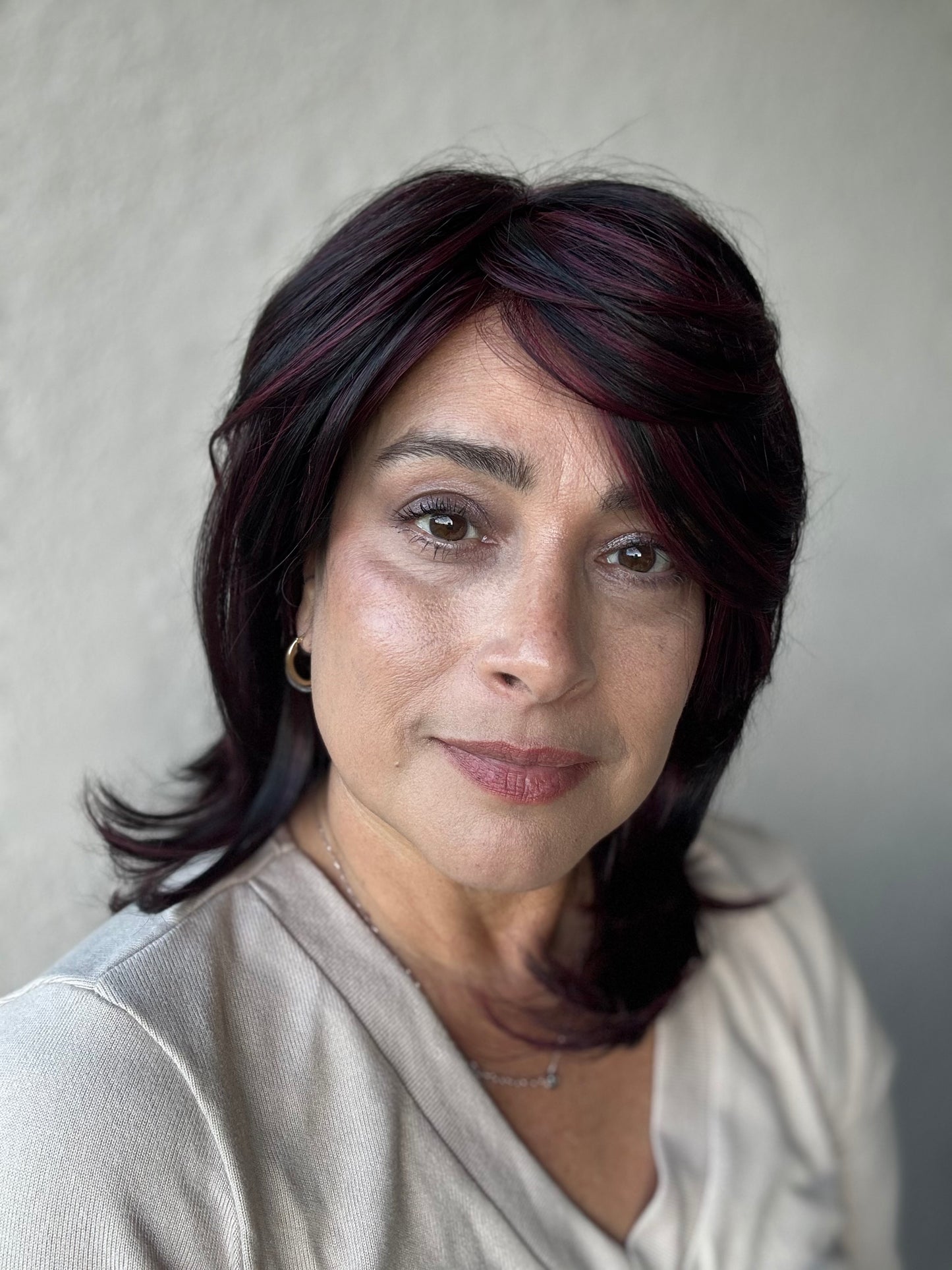 Casual Carlie - Styles by Selene- Heat-friendly Left Mono-part - Tress Allure-Boss Crowns Collab Style