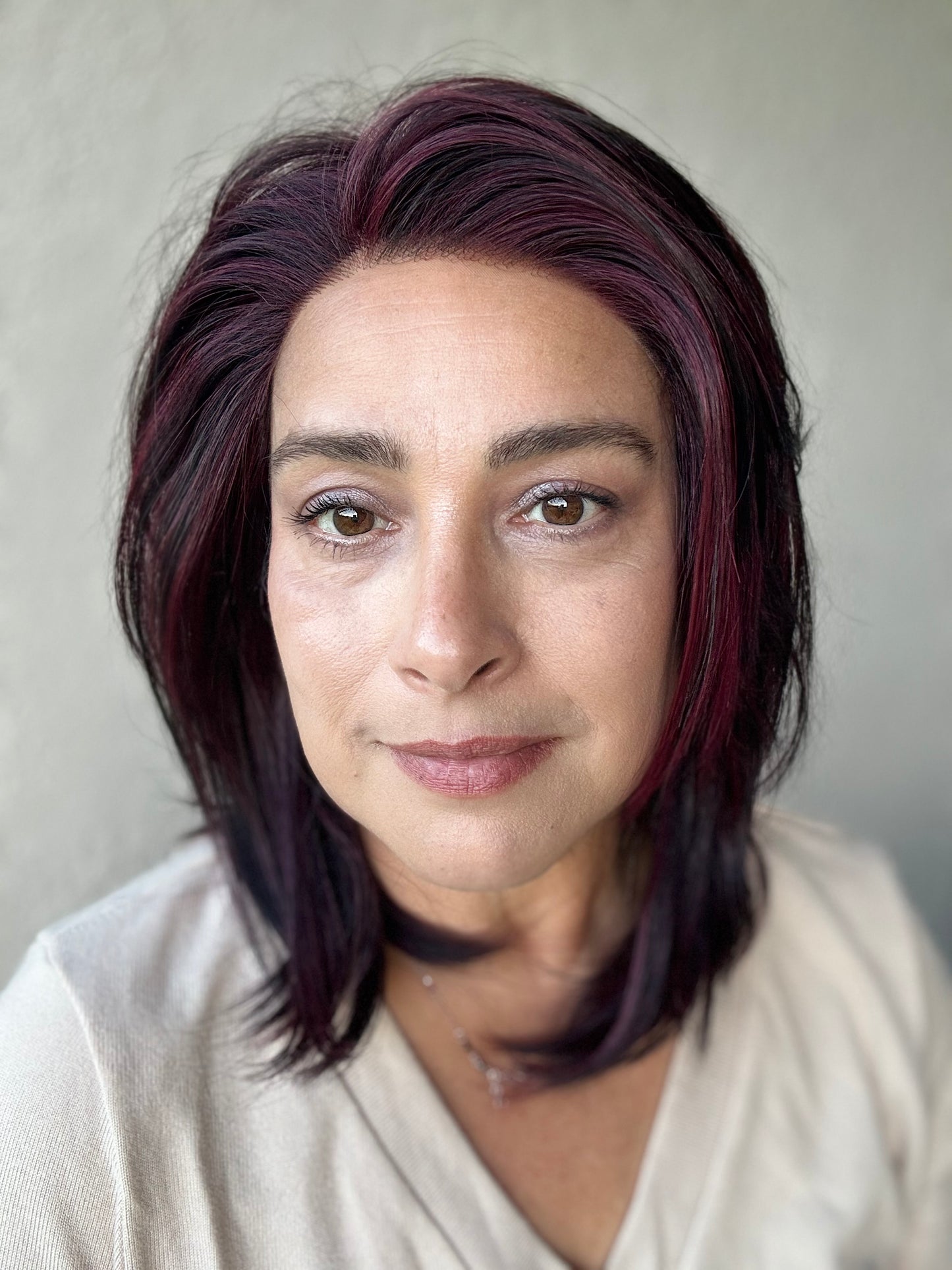 Casual Carlie - Styles by Selene- Heat-friendly Left Mono-part - Tress Allure-Boss Crowns Collab Style