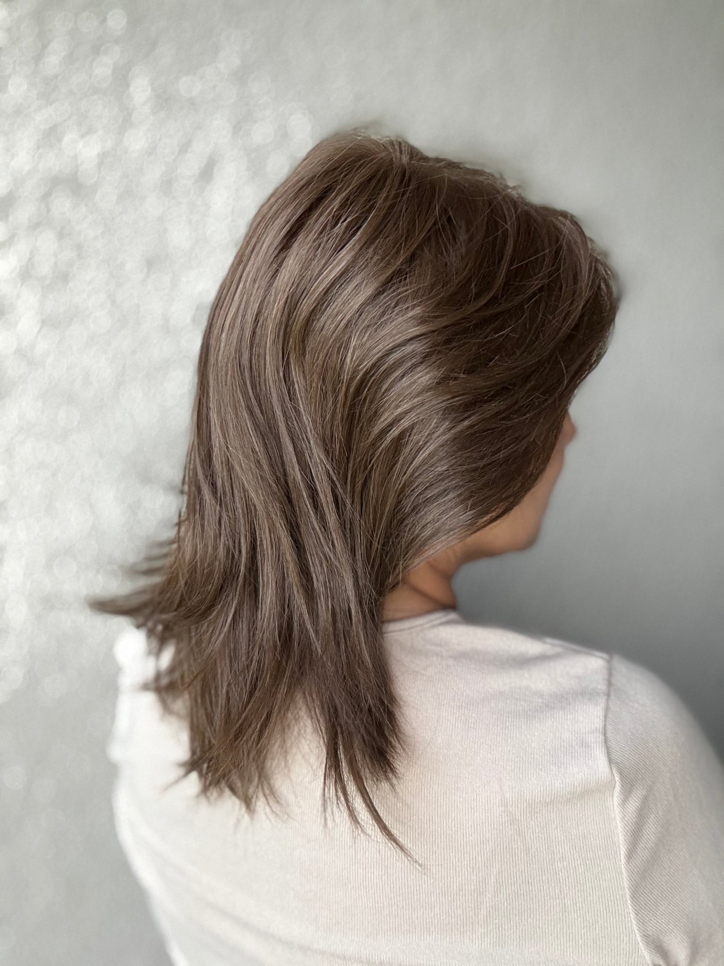 Casual Carlie - Styles by Selene- Heat-friendly Left Mono-part - Tress Allure-Boss Crowns Collab Style