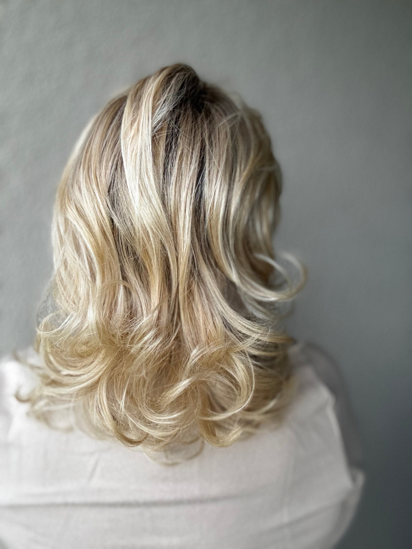 Casual Carlie - Styles by Selene- Heat-friendly Left Mono-part - Tress Allure-Boss Crowns Collab Style