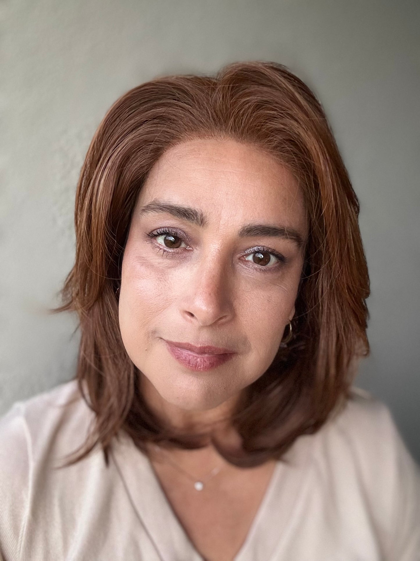 Casual Carlie - Styles by Selene- Heat-friendly Left Mono-part - Tress Allure-Boss Crowns Collab Style