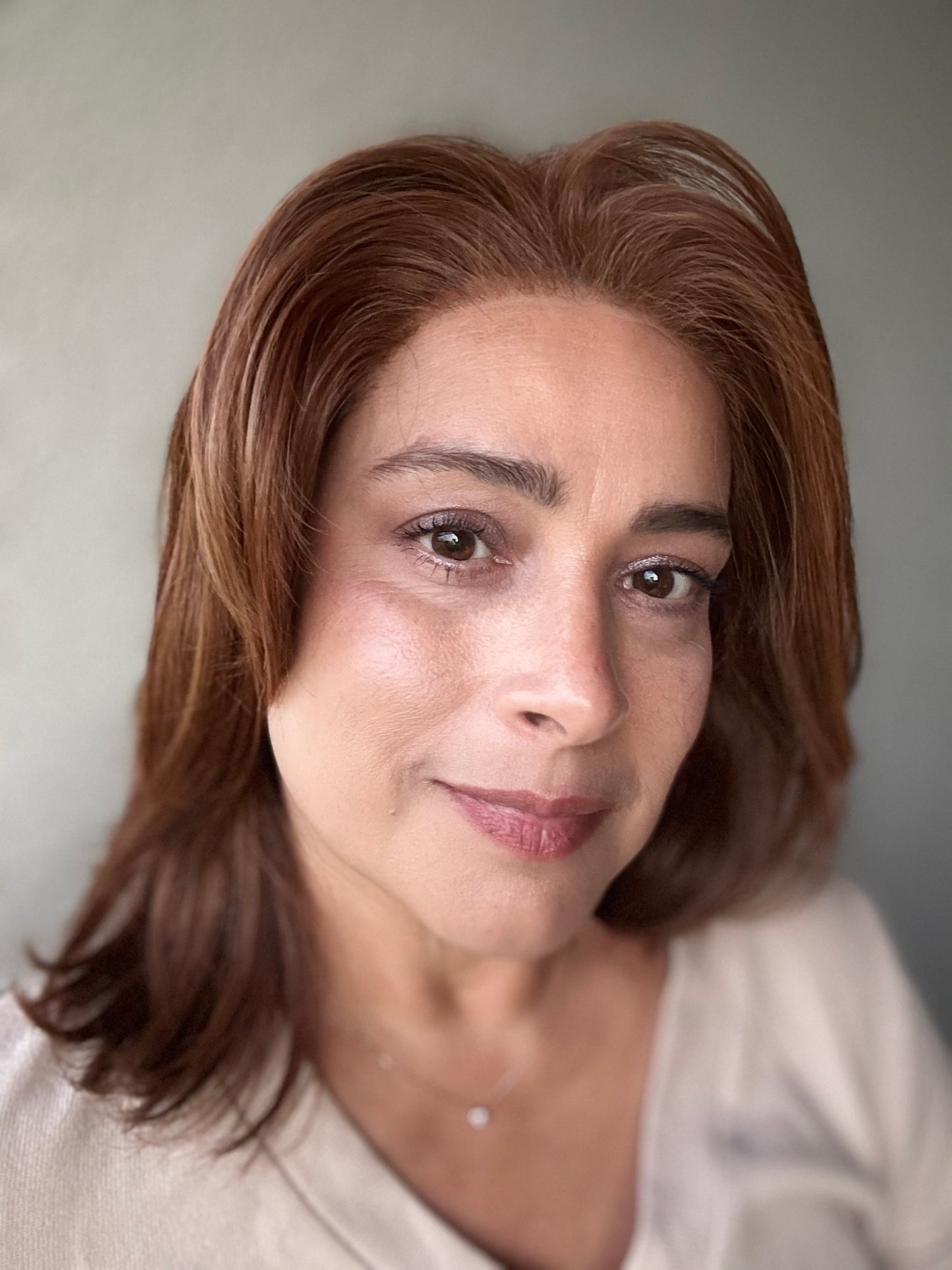 Casual Carlie - Styles by Selene- Heat-friendly Left Mono-part - Tress Allure-Boss Crowns Collab Style