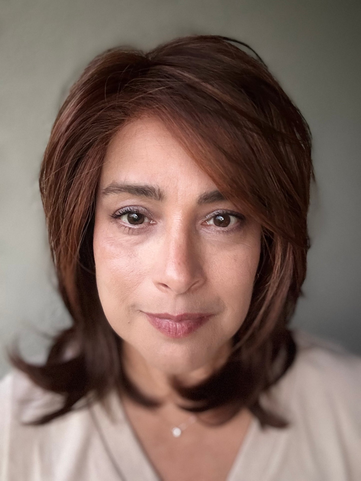 Casual Carlie - Styles by Selene- Heat-friendly Left Mono-part - Tress Allure-Boss Crowns Collab Style