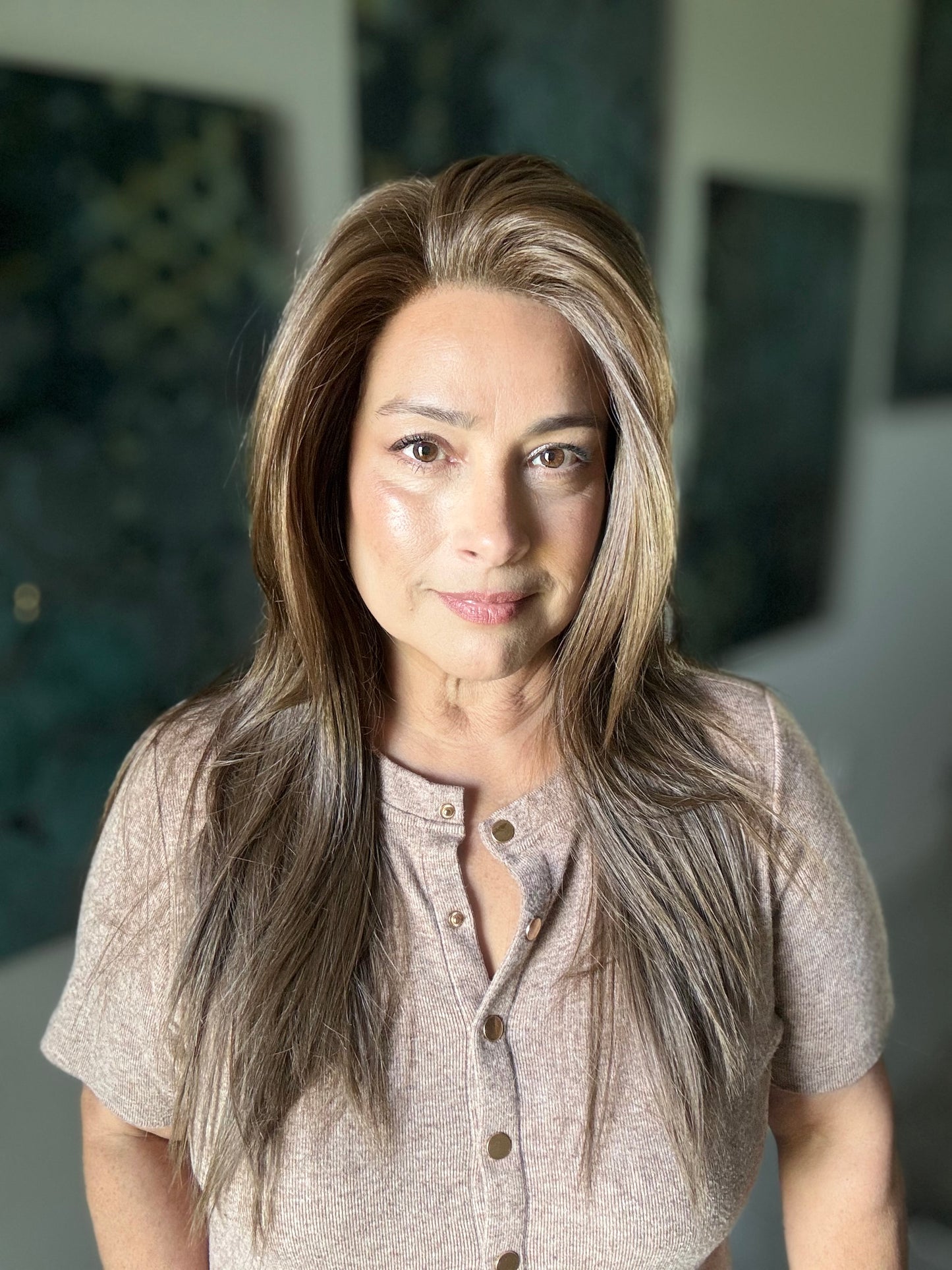 Glam Reimagined #28 in Mocca dawn (10R) Straight - TressAllure Full Mono Collab Style