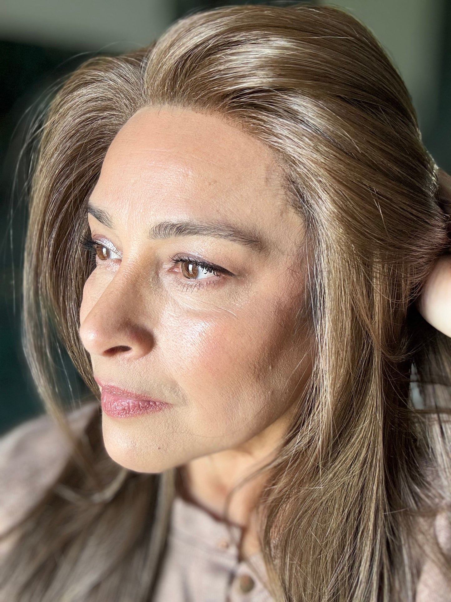 Glam Reimagined #28 in Mocca dawn (10R) Straight - TressAllure Full Mono Collab Style