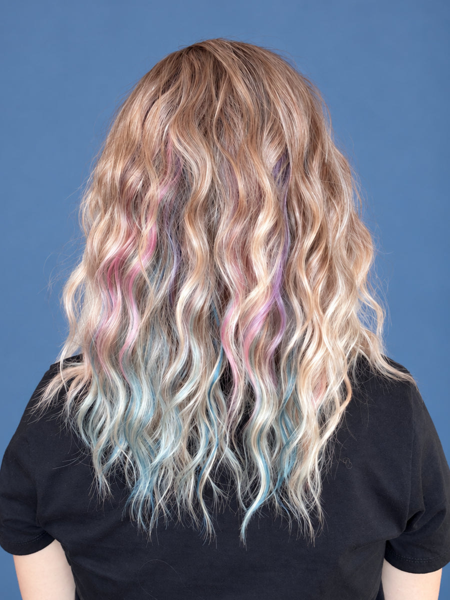 JESSIE Candy Blonde Water Wave | 13x4 | 16" Long | High Heat Friendly Lace Front Wig