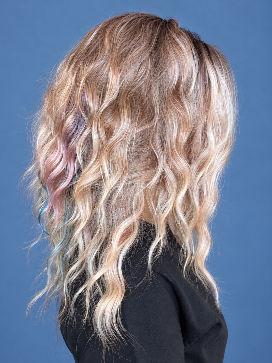 JESSIE Candy Blonde Water Wave | 13x4 | 16" Long | High Heat Friendly Lace Front Wig