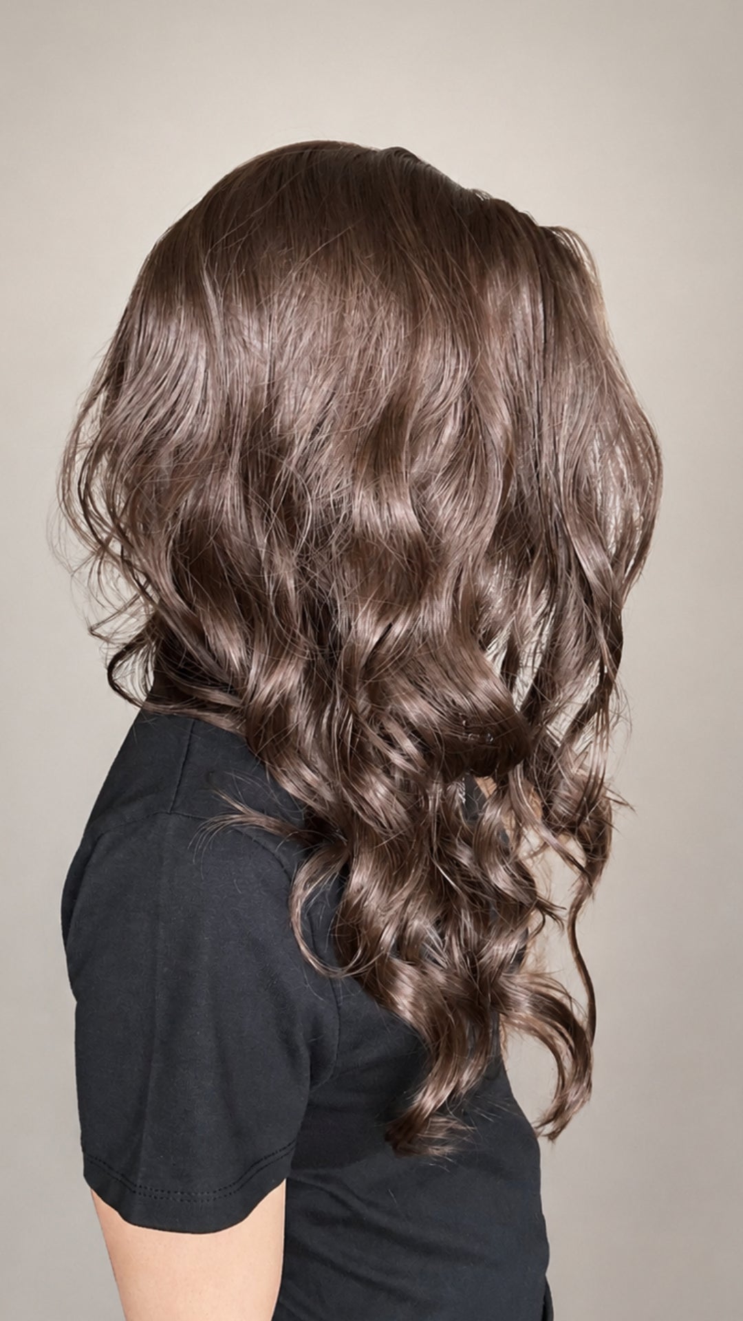 CARKIRA Leah in the Chocolate Brown 13x4 Lace Front Wig with Medium Cap Unisex Heat Friendly Up to 320°F Natural Looking Soft Smooth Realistic Scalp Hairline