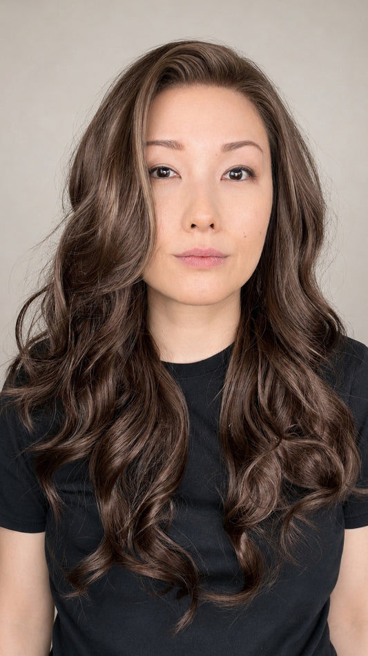 CARKIRA Leah in the Chocolate Brown 13x4 Lace Front Wig with Medium Cap Unisex Heat Friendly Up to 320°F Natural Looking Soft Smooth Realistic Scalp Hairline